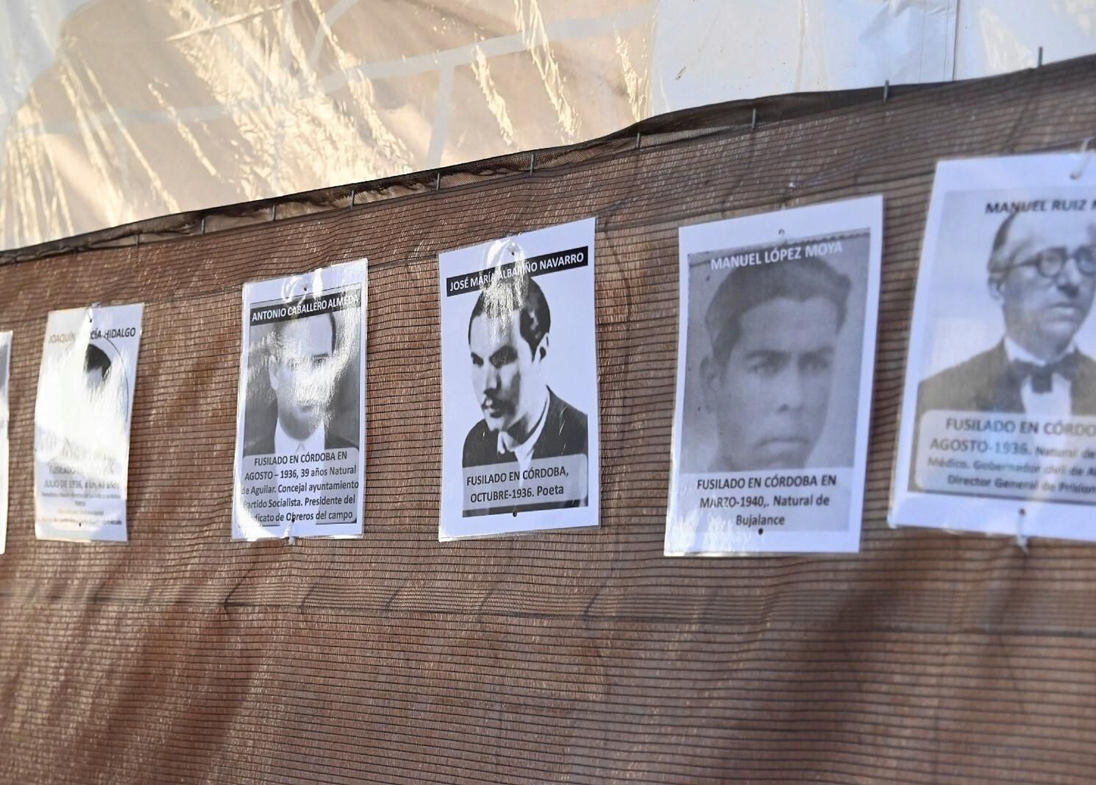 La plataforma Comisión de la Verdad recuerda a las víctimas del franquismo con un acto en el cementerio de la Salud, en imágenes