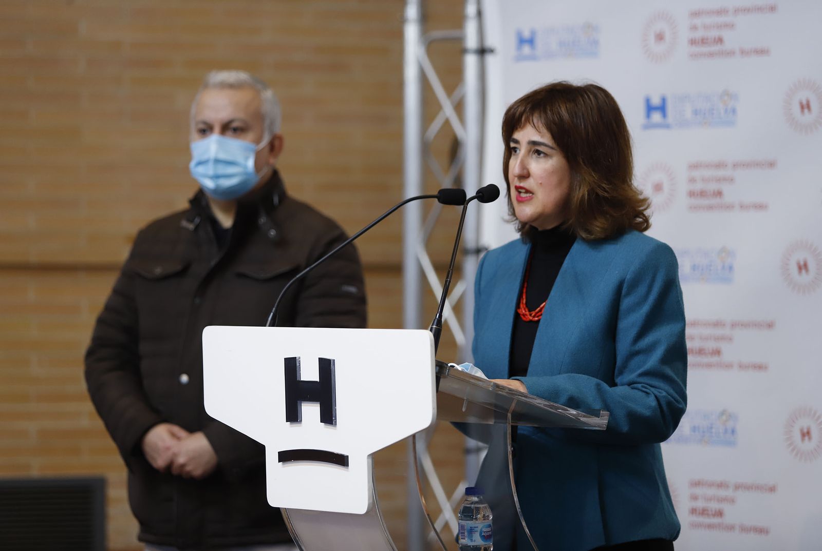 Imágenes de la presentación "Huelva en Fitur" en el foro Iberoamericano de la Rábida