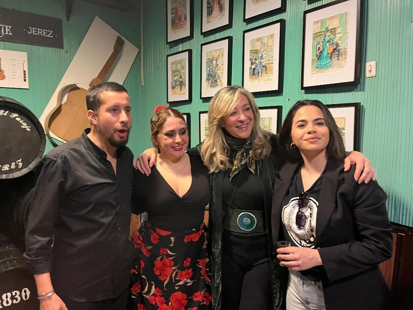 Exposición 'Pasaje al flamenco' de Silvia Díez en Jerez