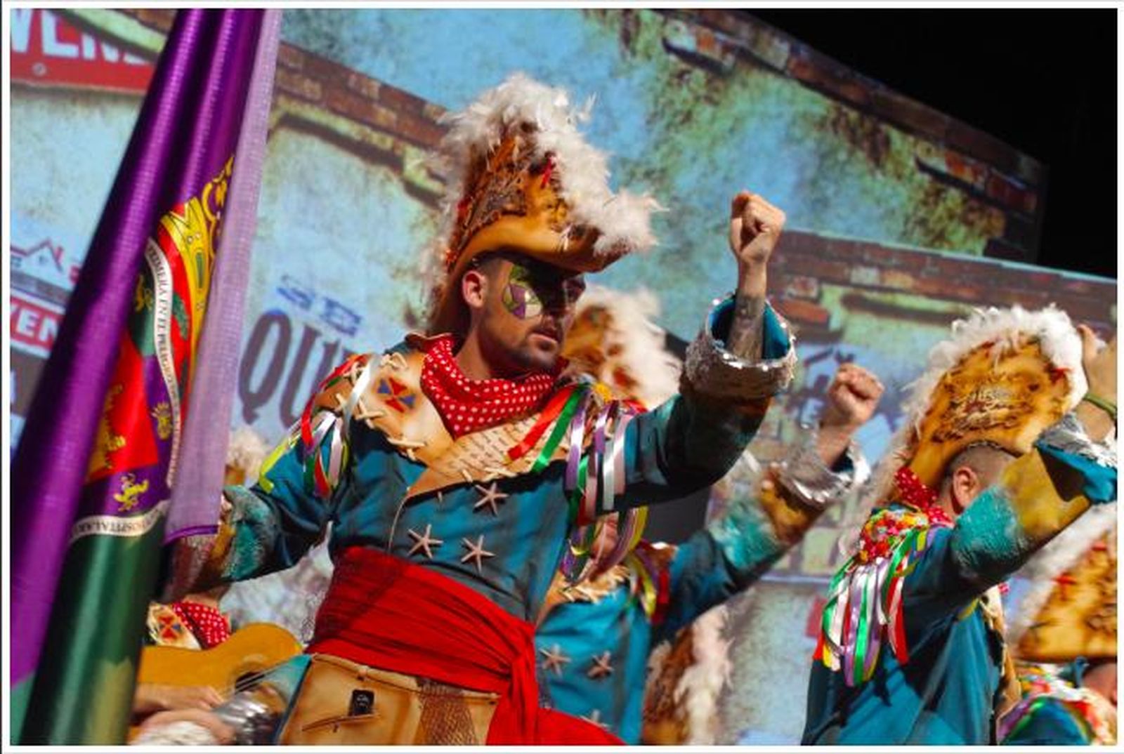 La comparsa ganadora El cantón de Málaga.