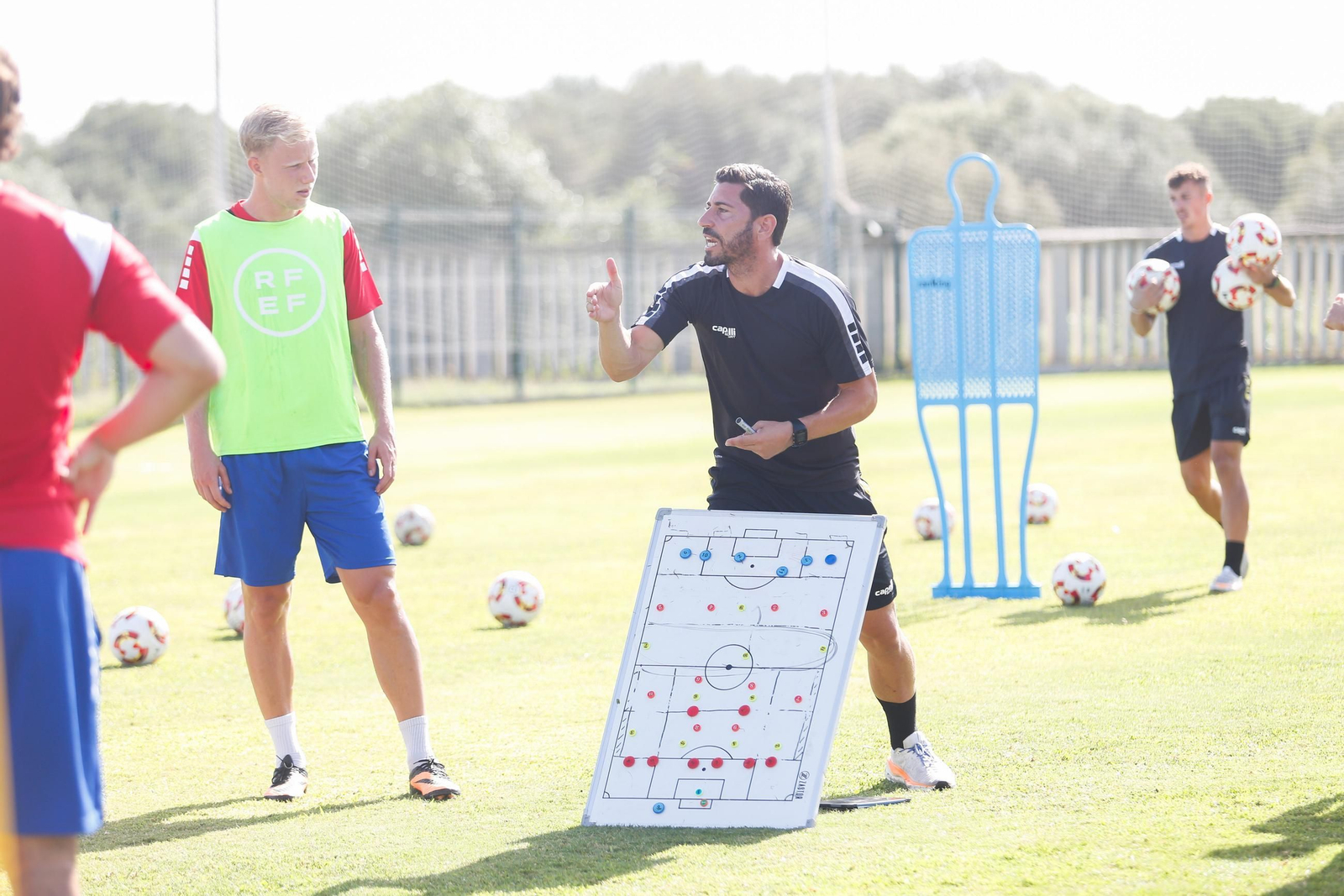 Las fotos del entrenamiento de pretemporada del Algeciras en La Menacha