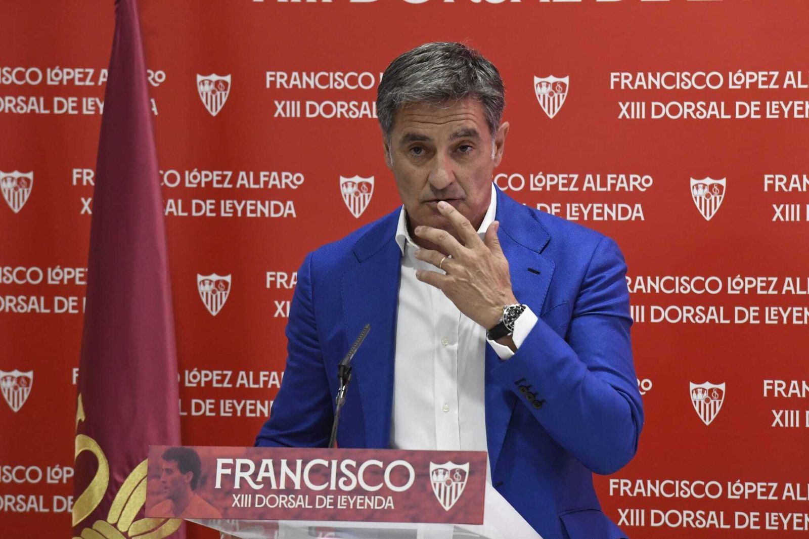 Las imágenes del Dorsal de Leyenda del Sevilla a Francisco