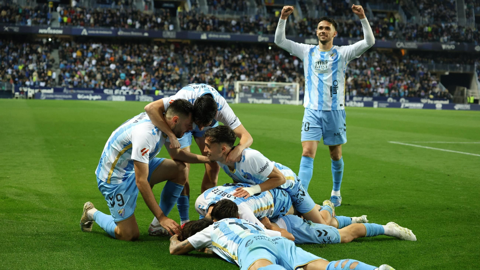 El Málaga CF-CD Tenerife, en fotos