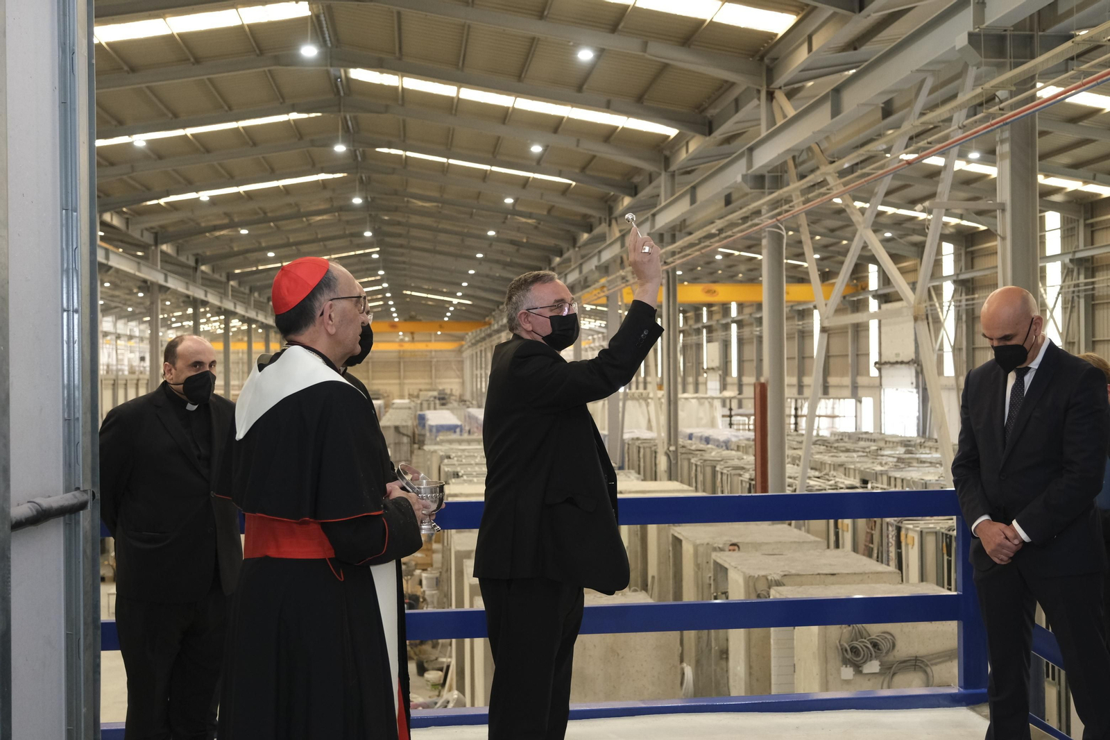 Bendición de las instalaciones de Hydrodiseño, en Huércal Overa (Almería)