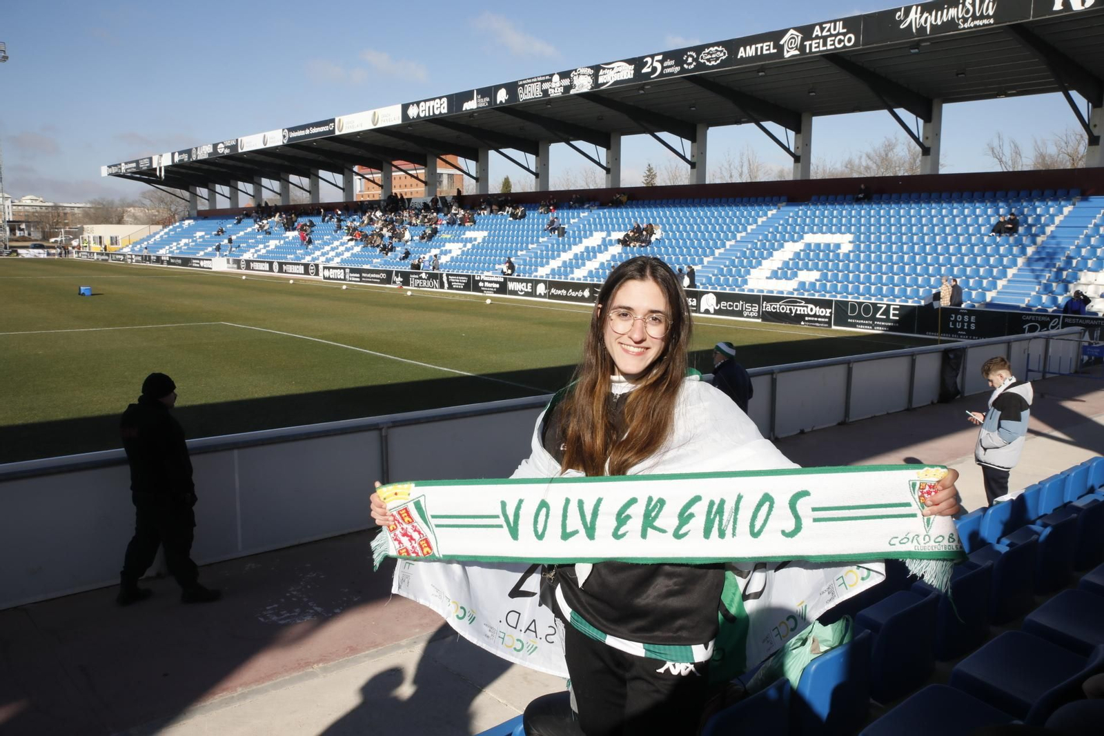 Las fotos de la afición del Córdoba CF en la visita a Unionistas