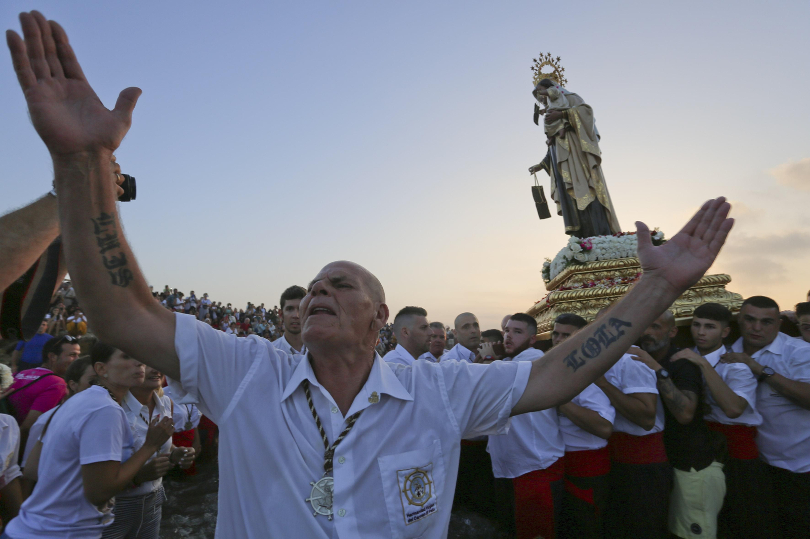 Las fotos de las procesiones de la Virgen del Carmen en Málaga