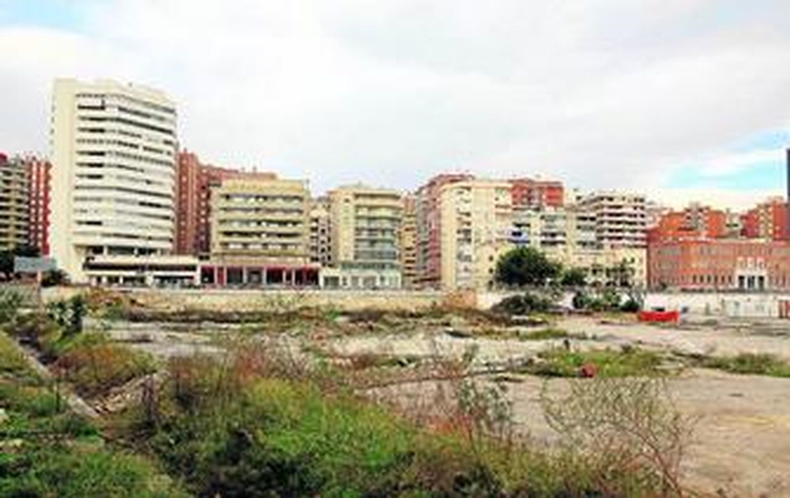 Estado actual de la esquina de los muelles 1 y 2 del Puerto de Málaga.