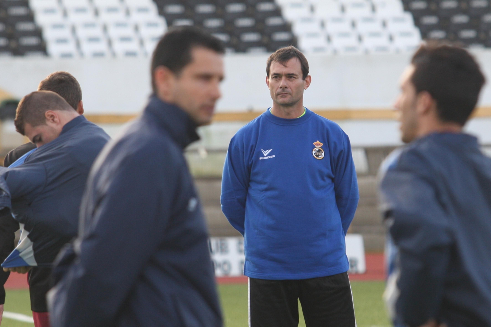 Antonio Calderón, durante un partido en el Municipal