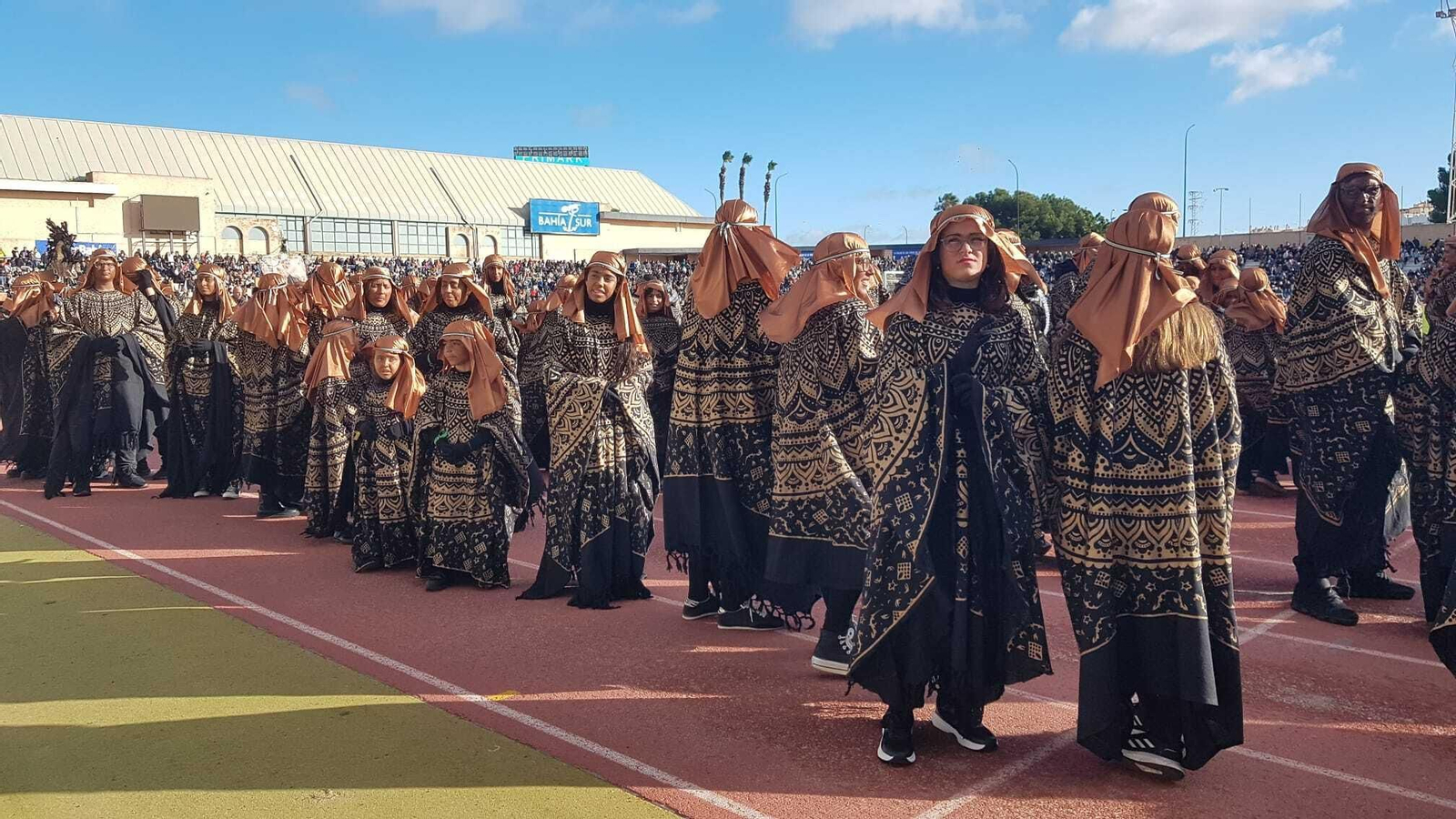 Imágenes de la llegada de los Reyes Magos en helicóptero.