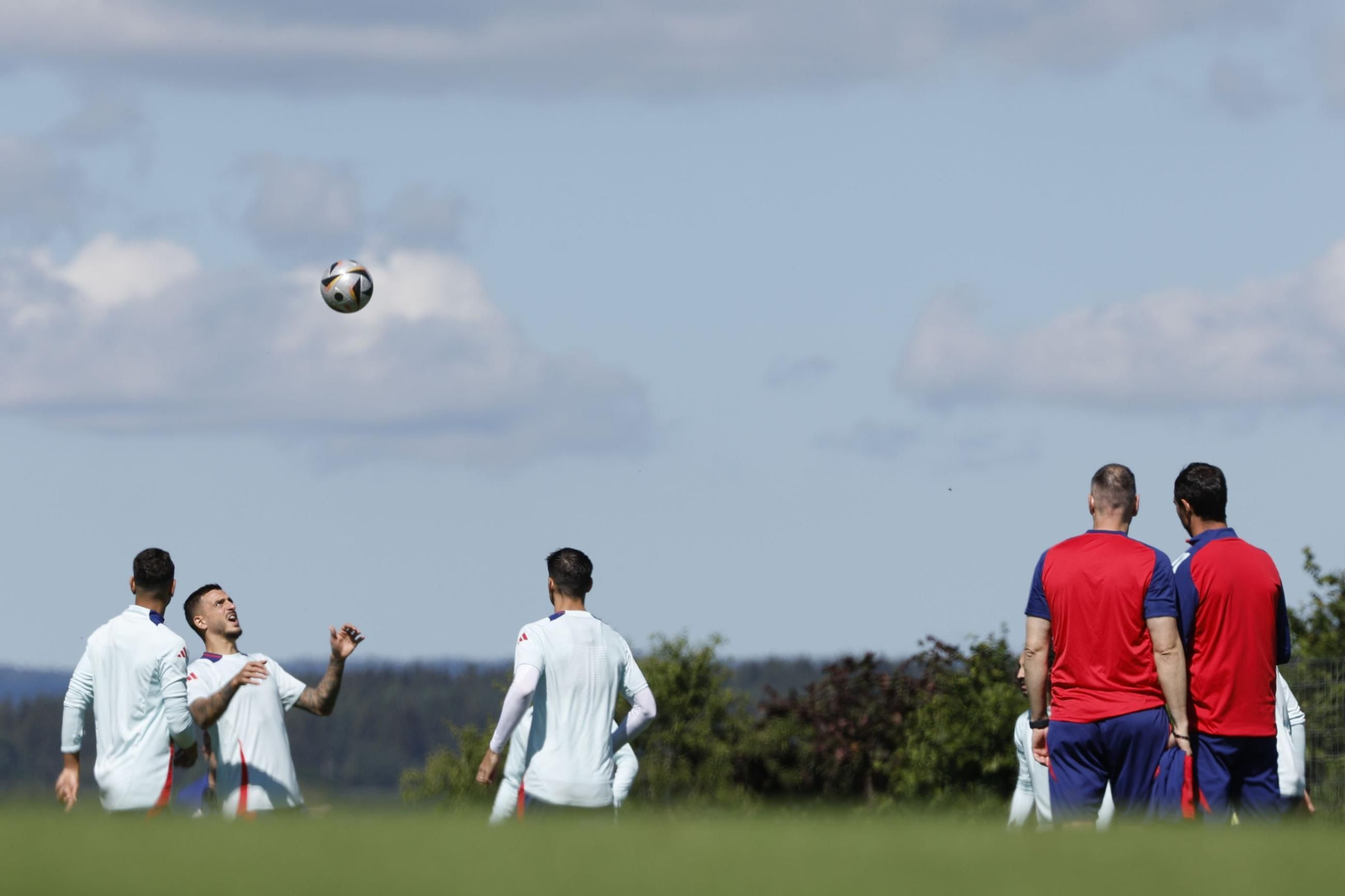 Las fotos de España antes de la semifinal contra Francia