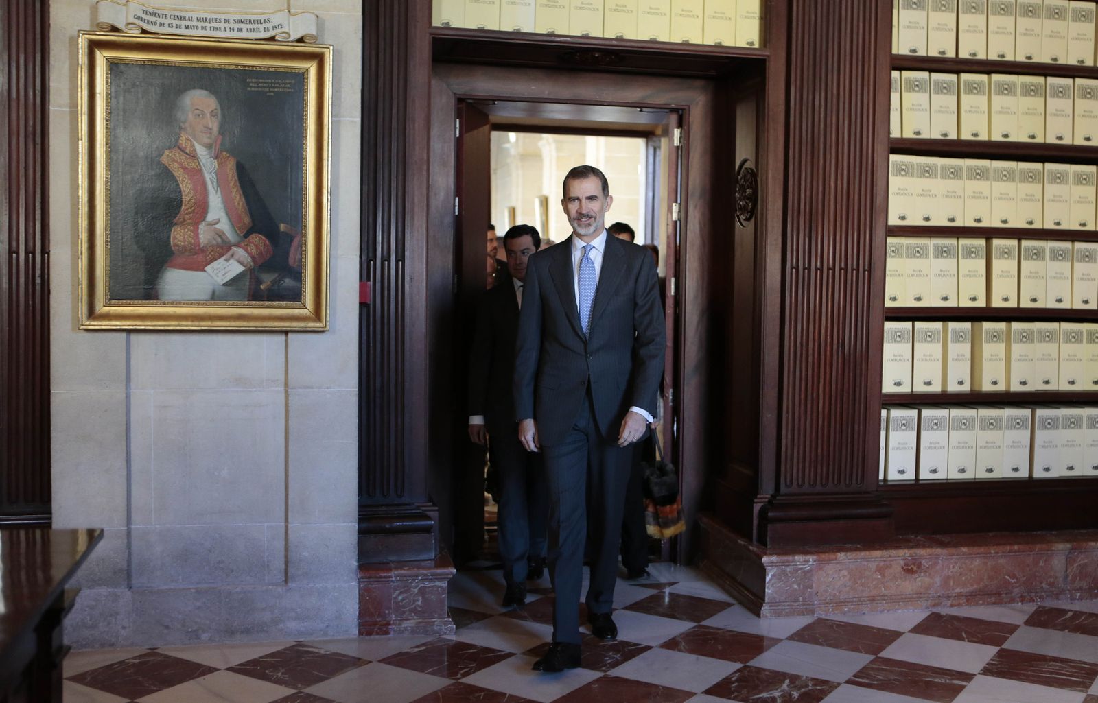 Las imágenes de la visita del Rey a Sevilla