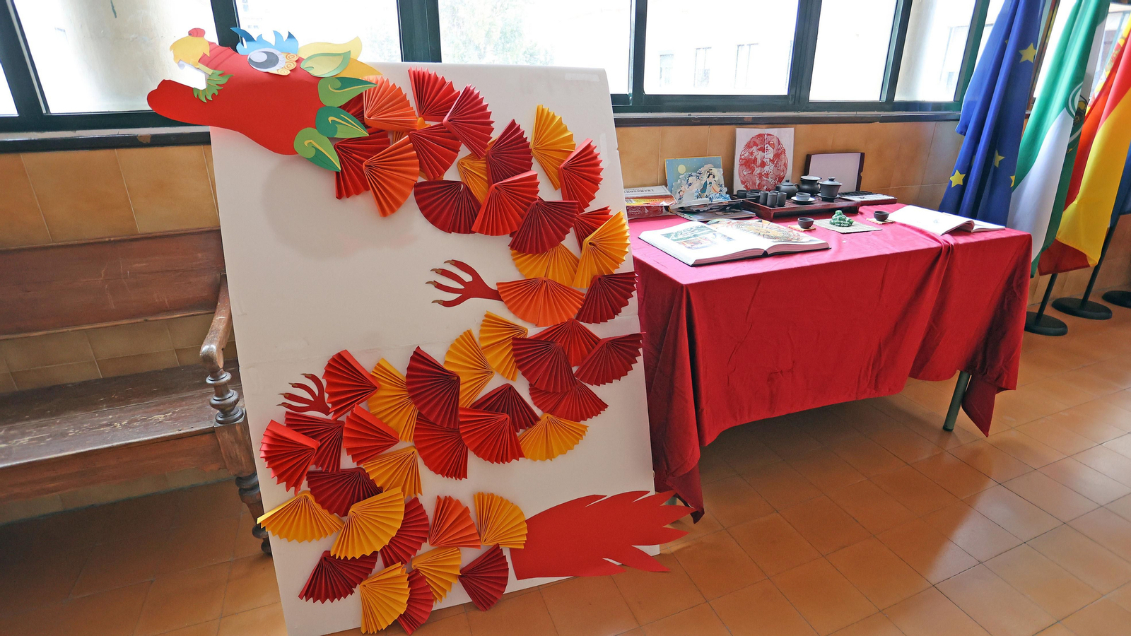 Celebración del Año Nuevo Chino en el IES Coloma de Jerez