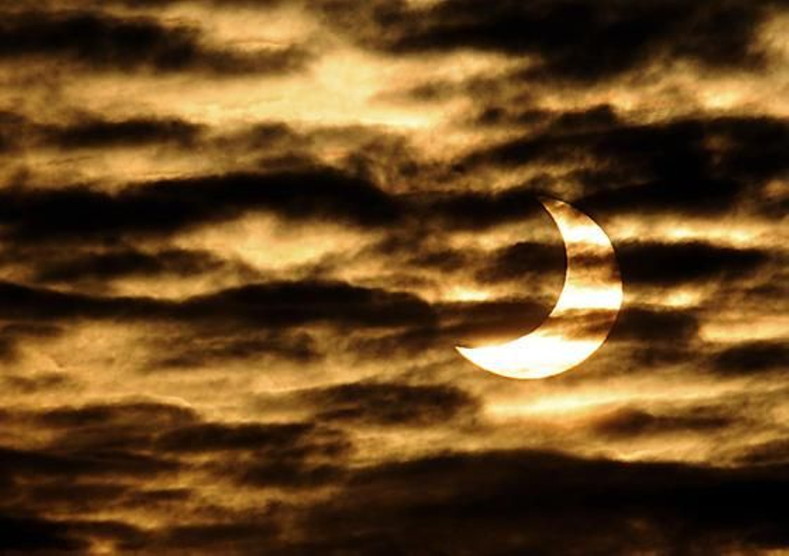 El primer eclipse del año.

Foto: AFP/Reuters