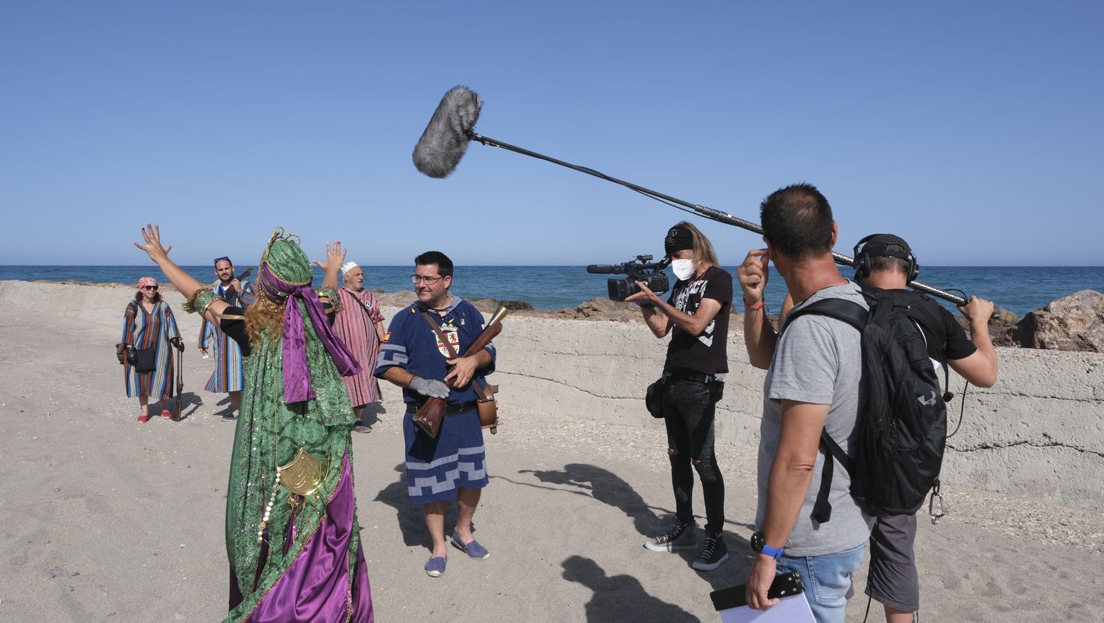Imágenes del Torneo Medieval en la Playa del Lance. Moros y Cristianos de Mojácar