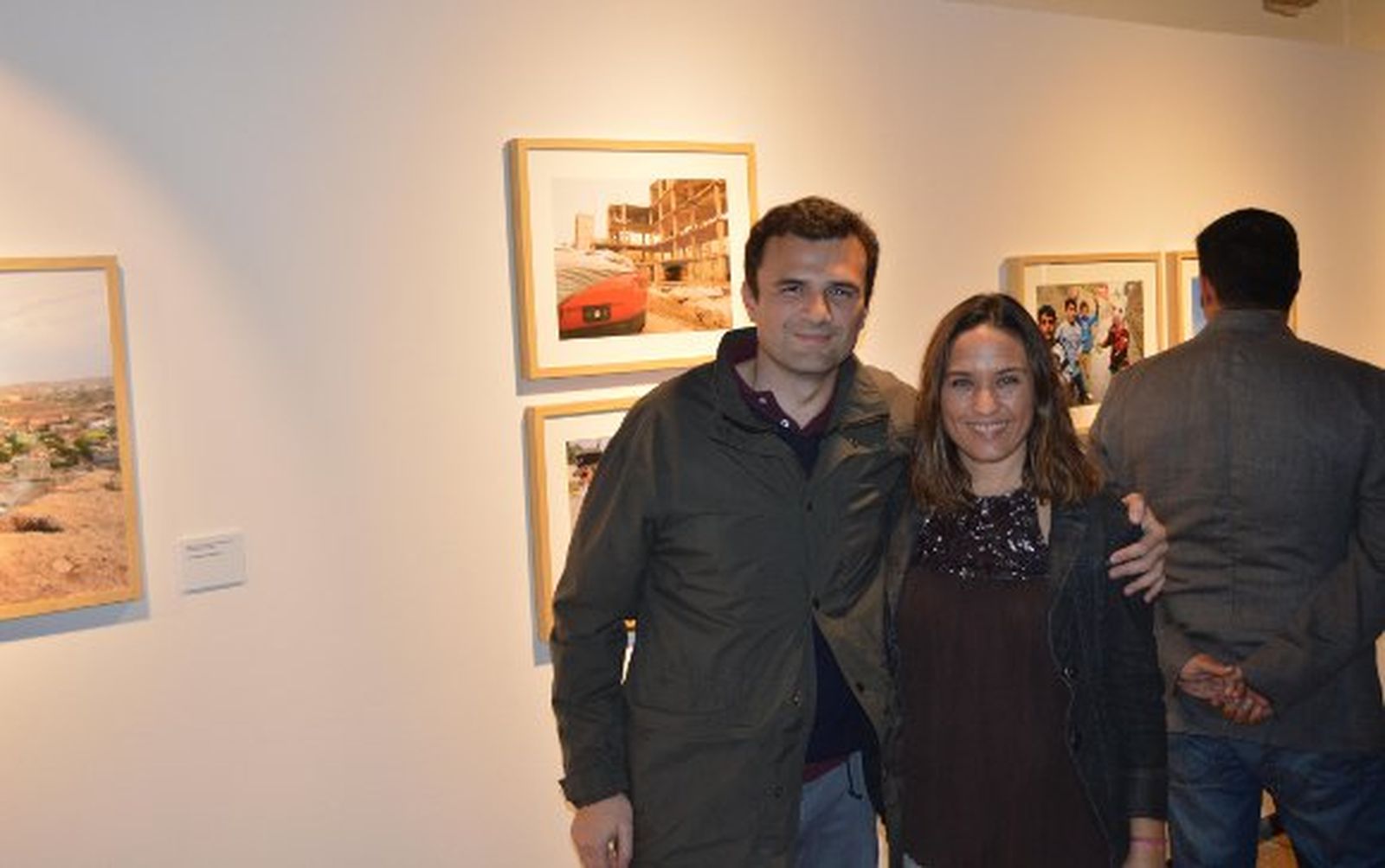 Bruno García León con Sara Cantos, en la inauguración.

Foto: Ignacio Casas de Ciria