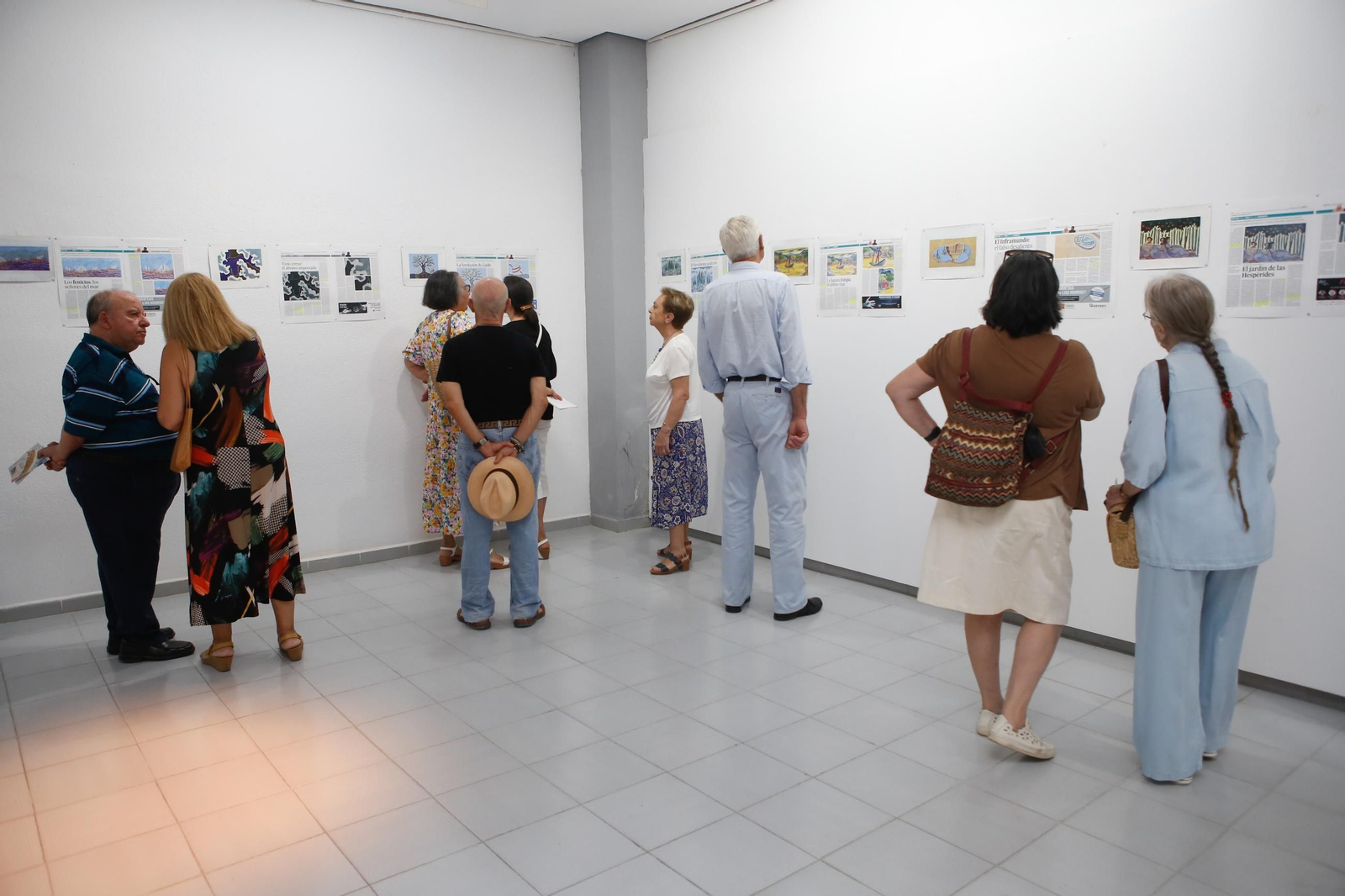 Fotos de la inauguración de la exposición Mitos del fin de un mundo en Algeciras
