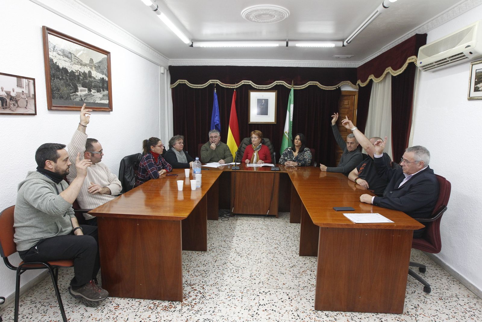 Fotogalería moción de censura Ayuntamiento de Gérgal