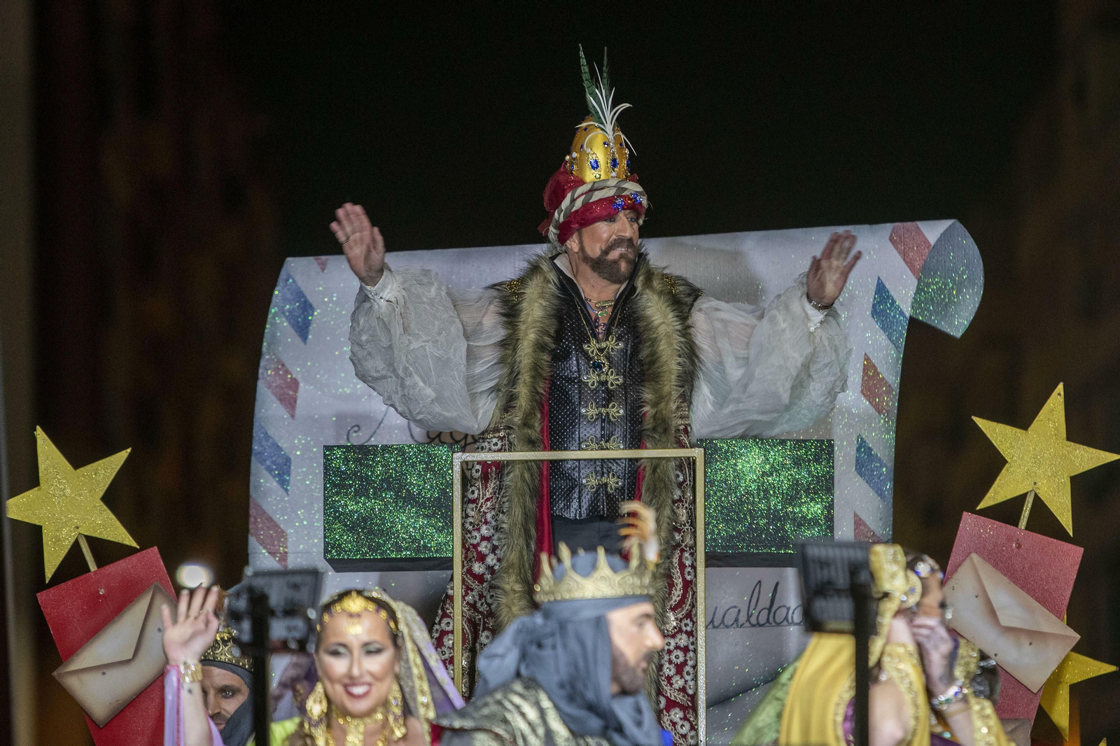 Las imágenes de la cabalgata del Heraldo de los Reyes Magos en San Fernando