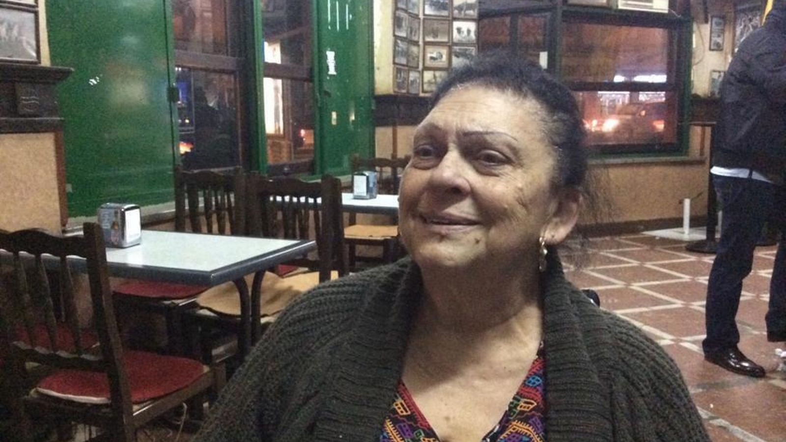 Manuela Ramos, esposa de Luis de Pacote y cocinera de El Volapié.