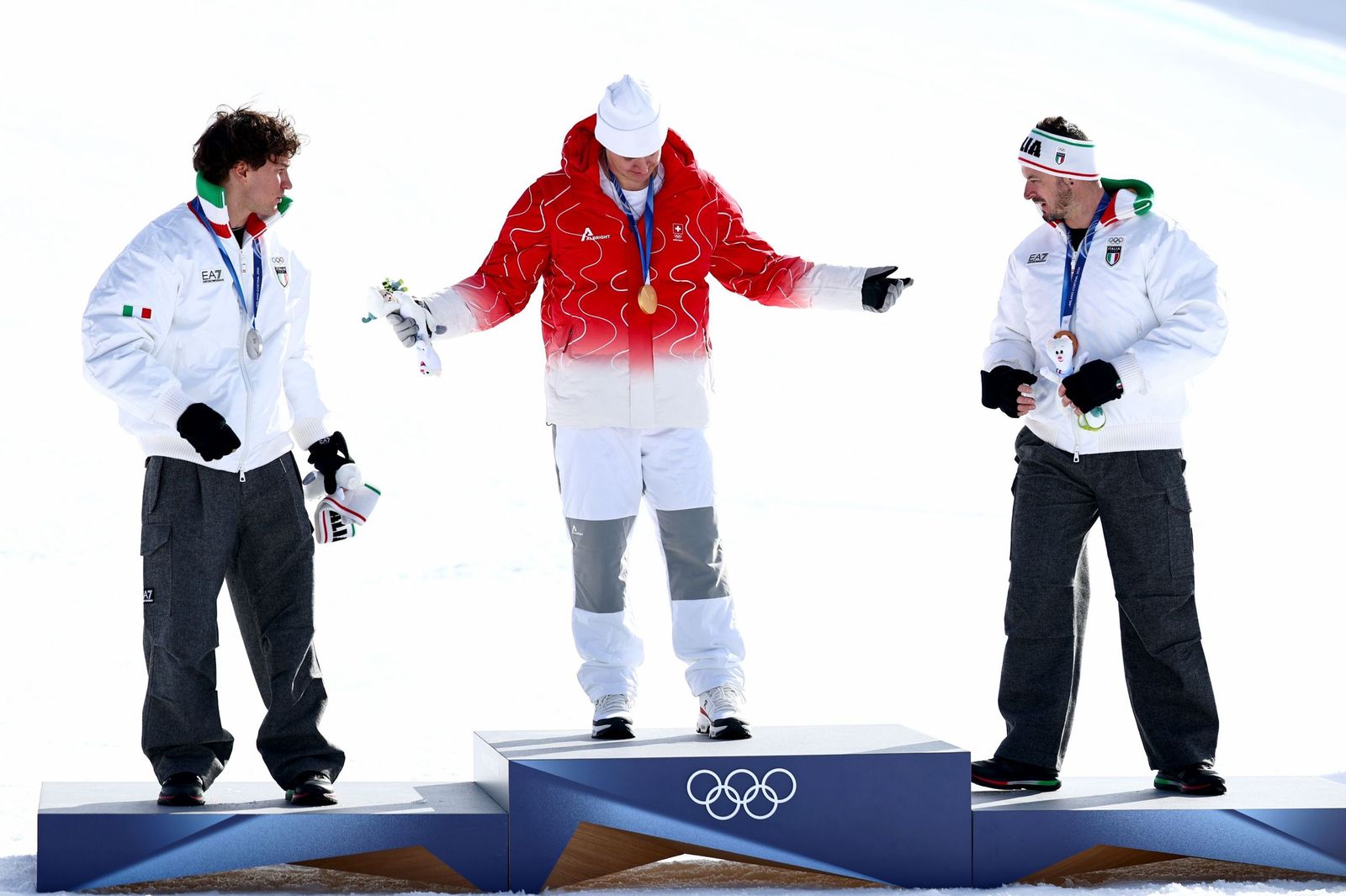 Las espectaculares fotos del descenso masculino en los Juegos Olímpicos de invierno