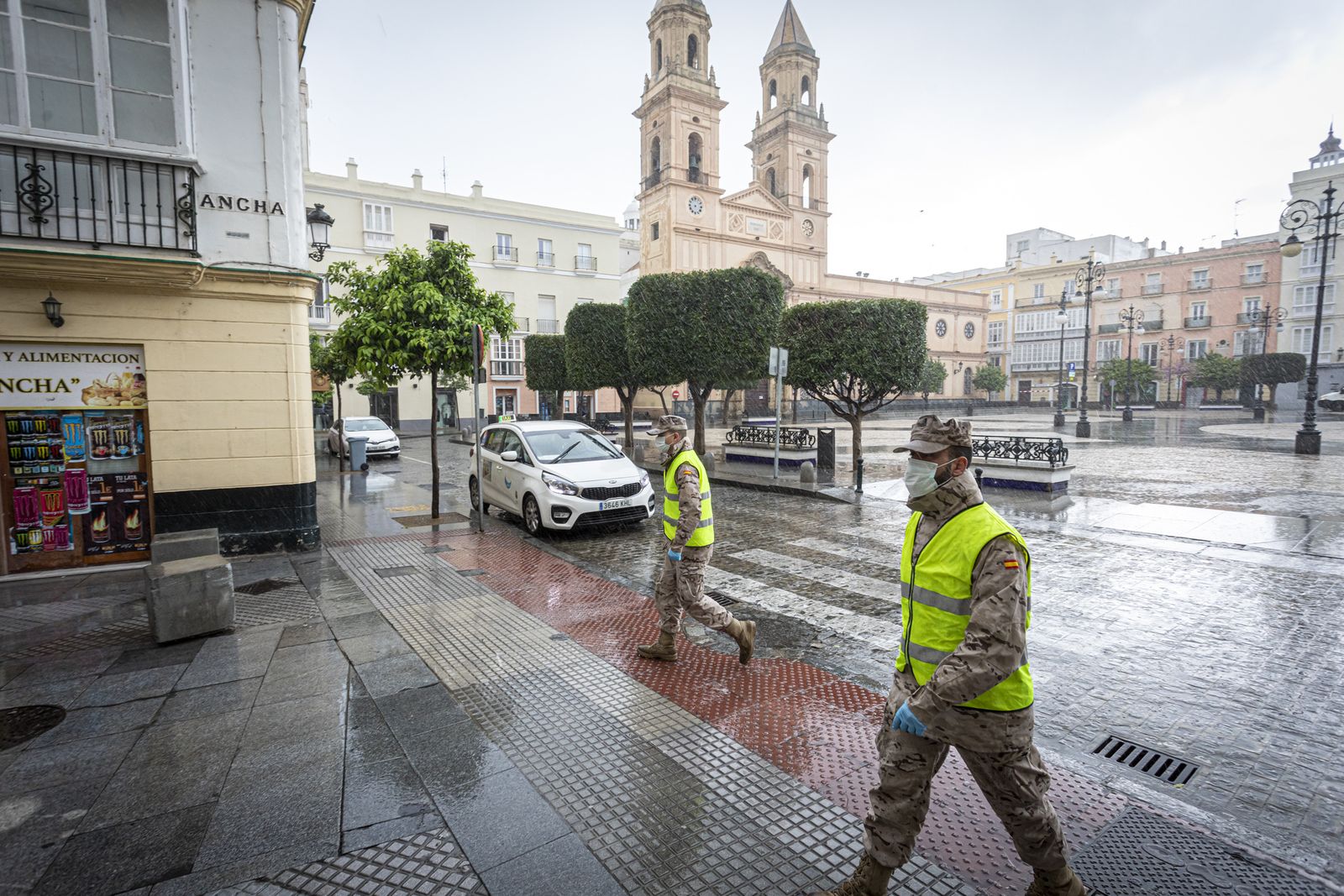 Presencia de ila Infanteria de Marina en Cádiz
