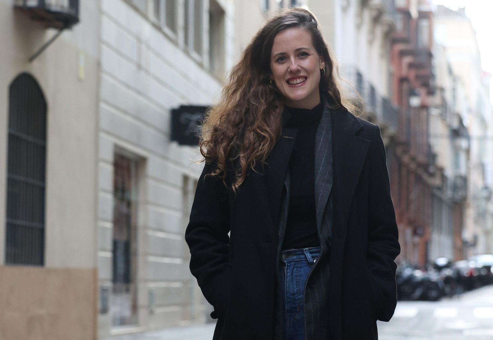 La malagueña María Ortega que denuncia la situación precaria de los jóvenes.