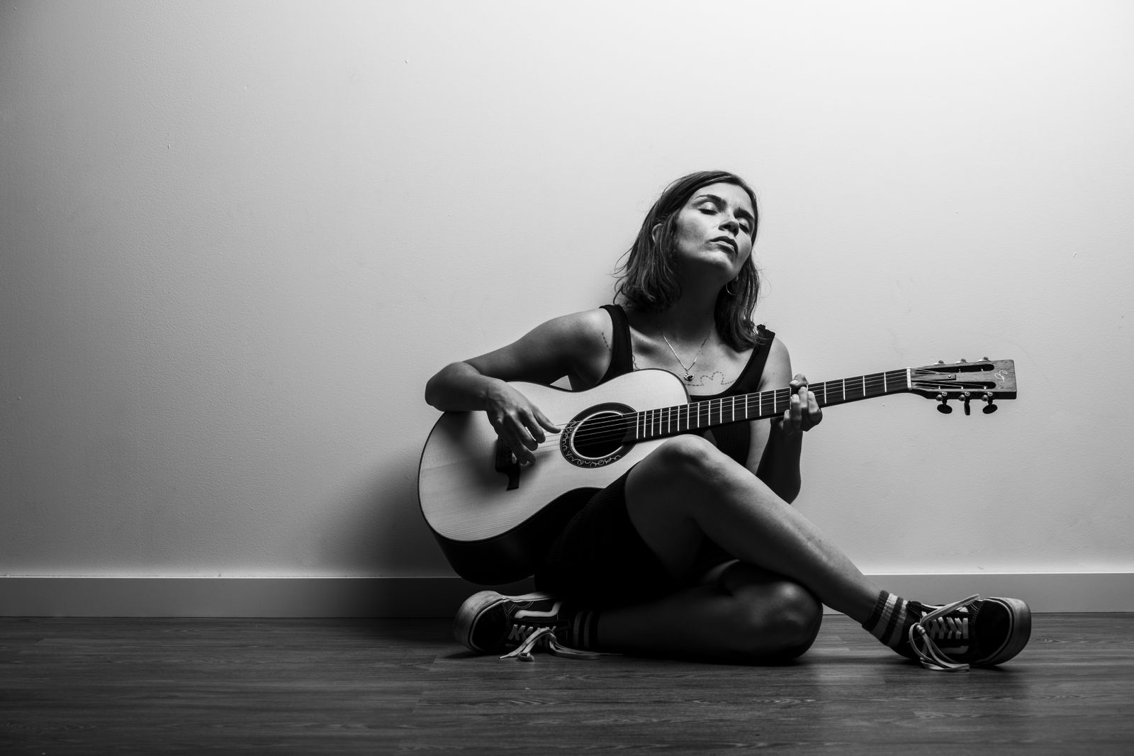 La cantautora linense Carmen Boza.