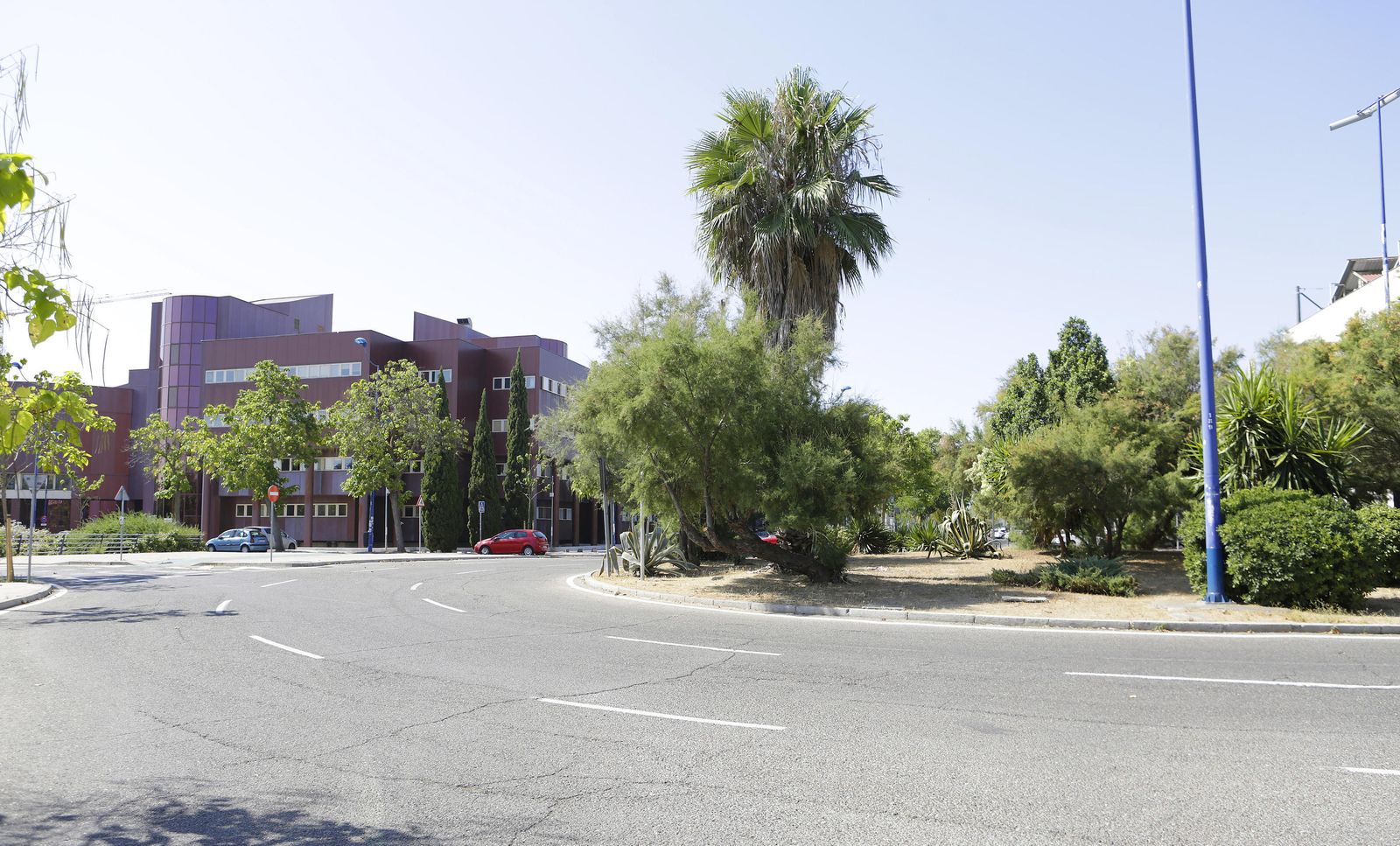 Imagen de la glorieta de la Isla de la Cartuja que pasará a llamarse José Luis Manzanares Japón.