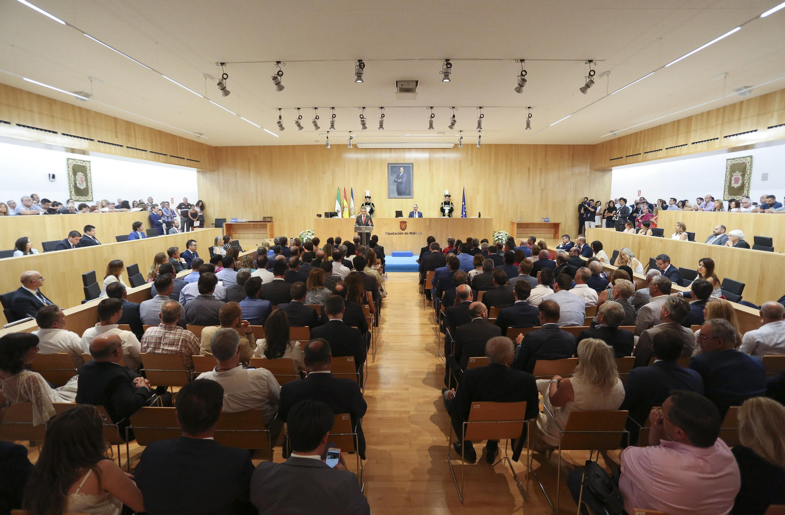 Las fotos del Pleno de la constitución de la Diputación de Málaga