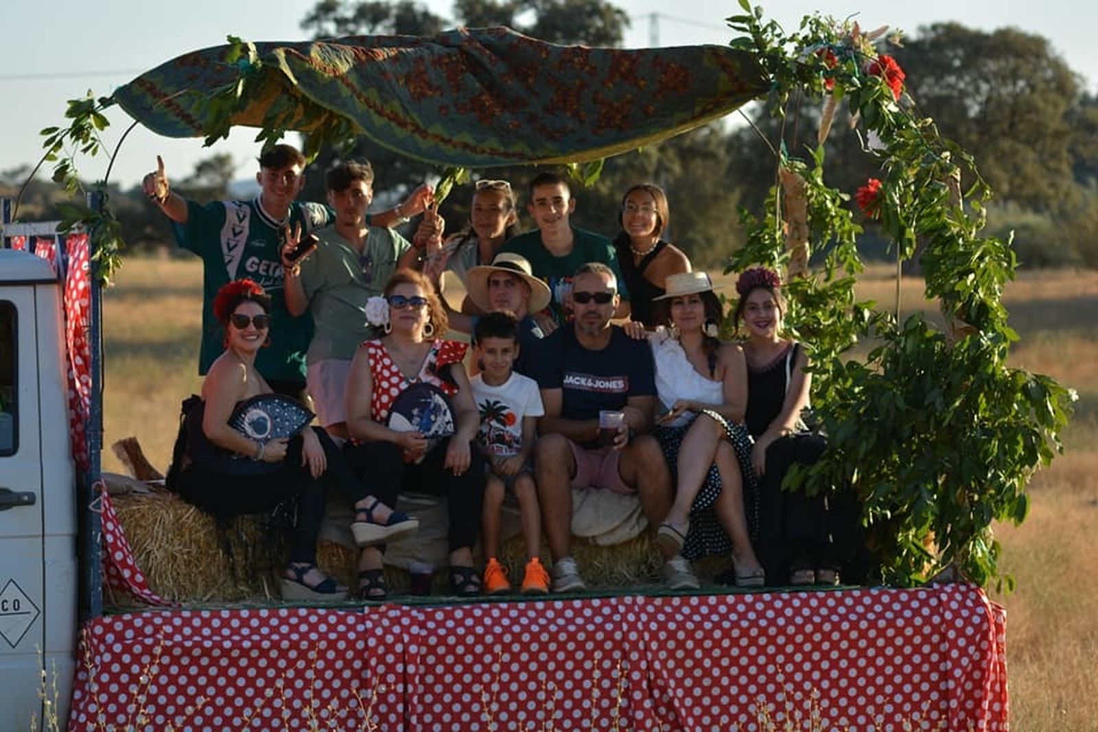El espectacular recibimiento a la Virgen de Guía en Villanueva del Duque, en imágenes
