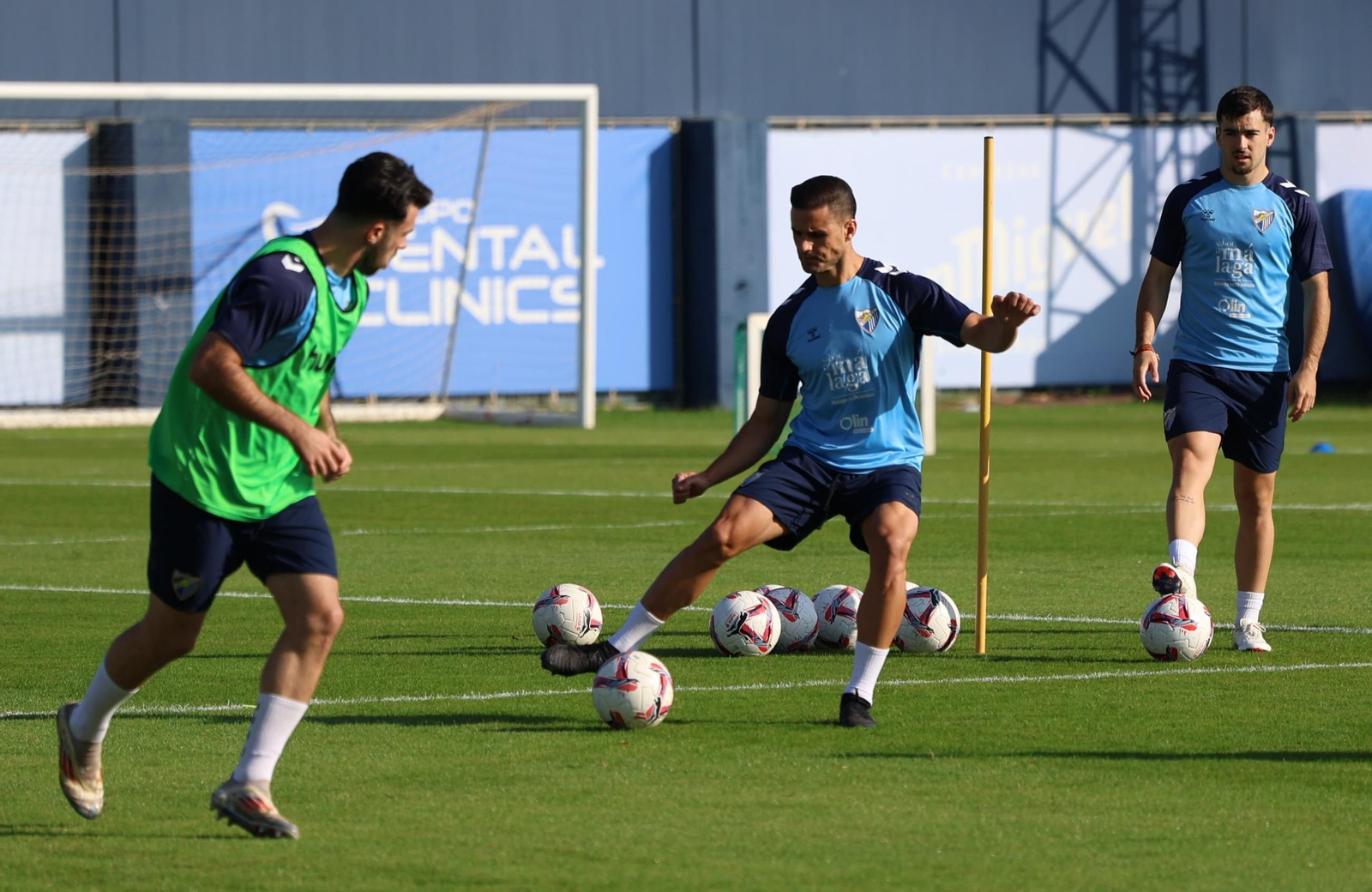 Entrenamiento Málaga CF: Ramón regresa en la primera sesión de la semana
