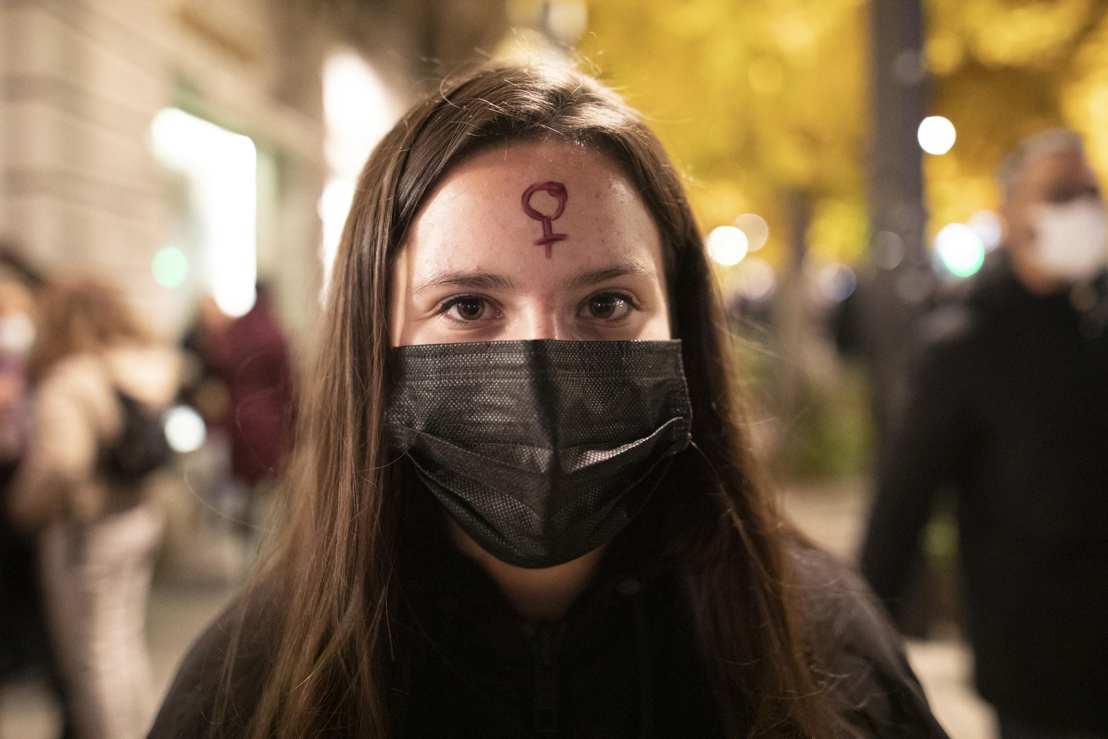 La manifestación del 25-N en Granada en imágenes