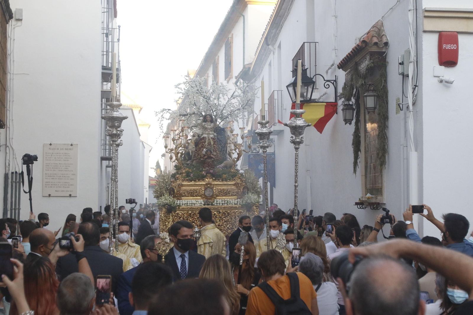 La procesión de la Divina Pastora de Capuchinos de Córdoba, en imágenes