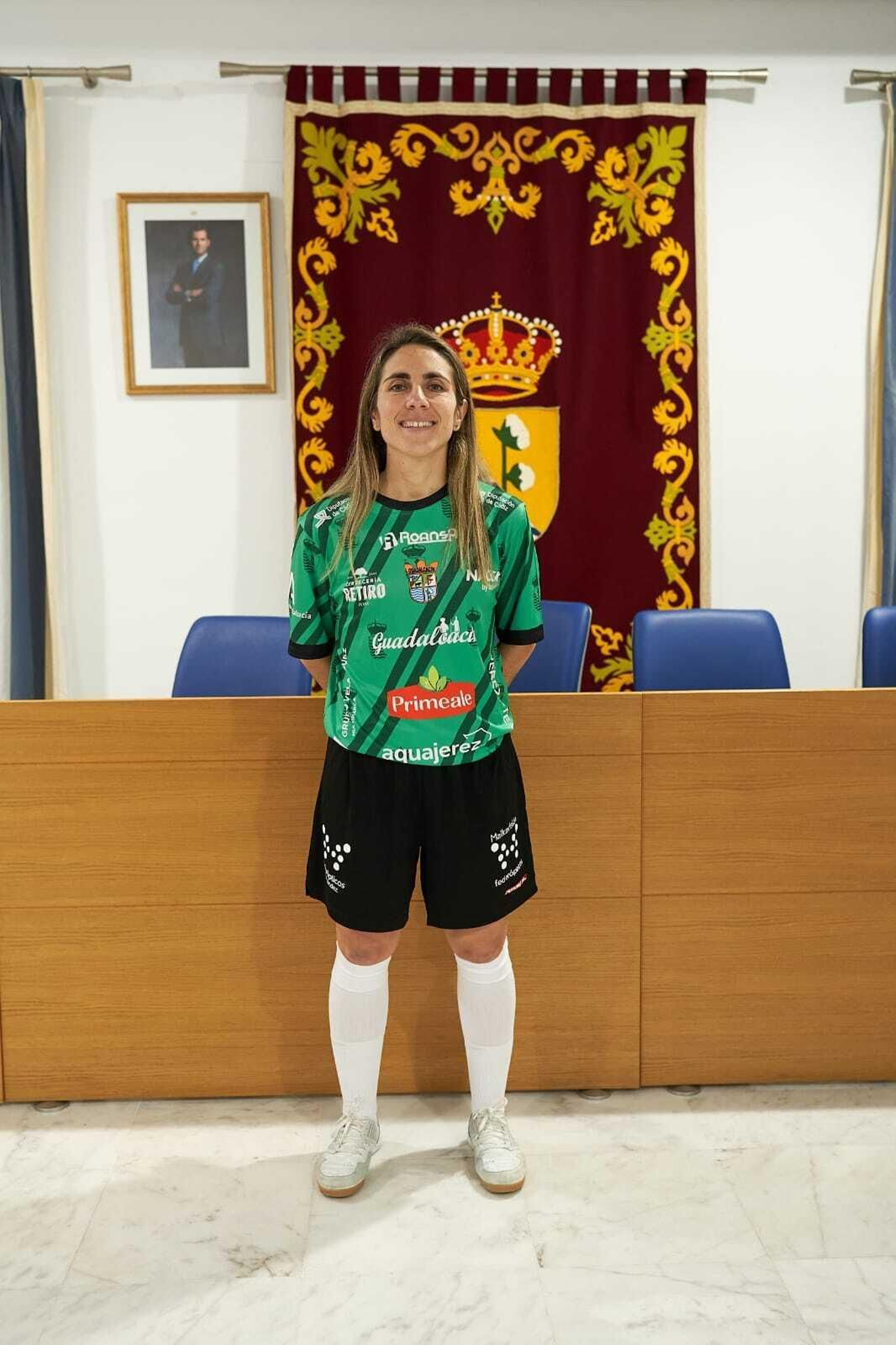 Los mejores momentos de la presentación de Ame Romero, jugadora del Guada FSF