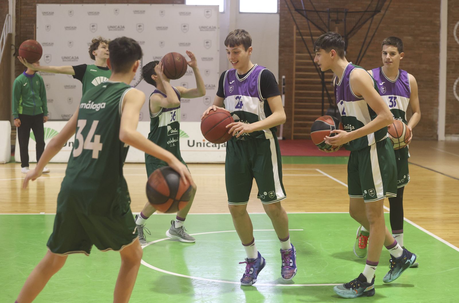 El Unicaja infantil se prepara para la Minicopa