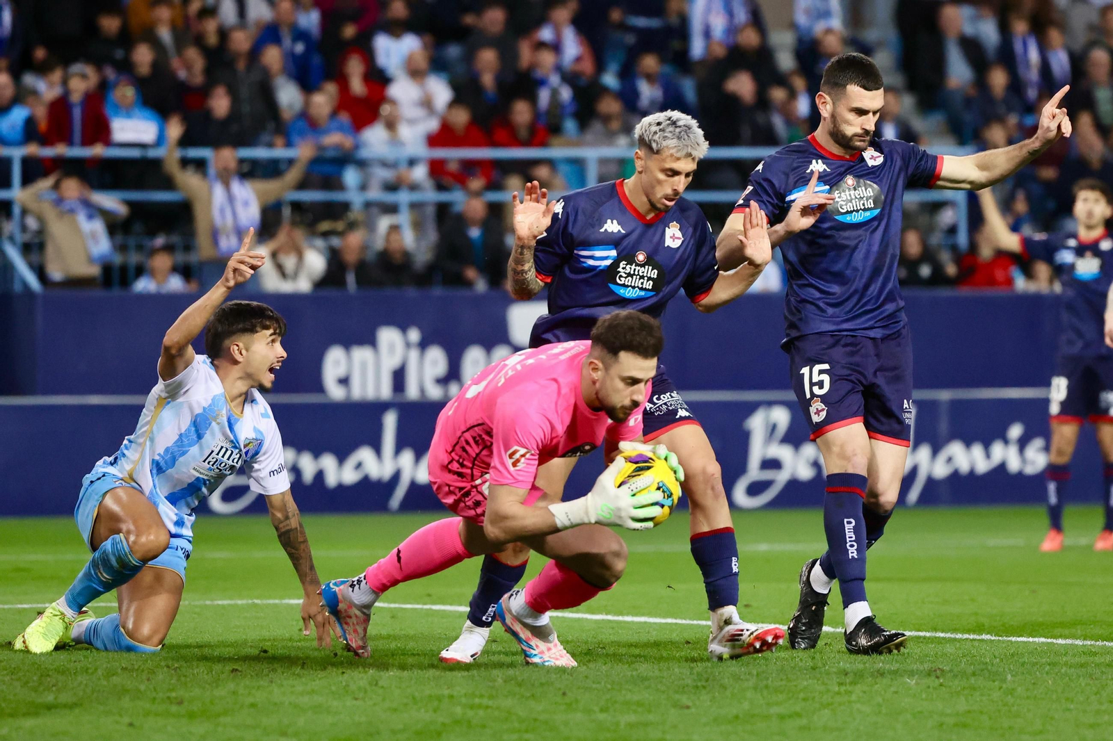 Las fotos del Málaga-Deportivo de La Coruña