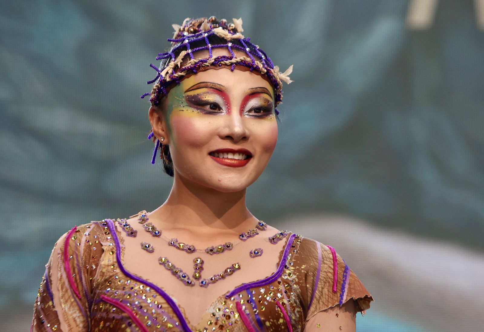 Presentación del espectáculo Alegría, del Circo del Sol