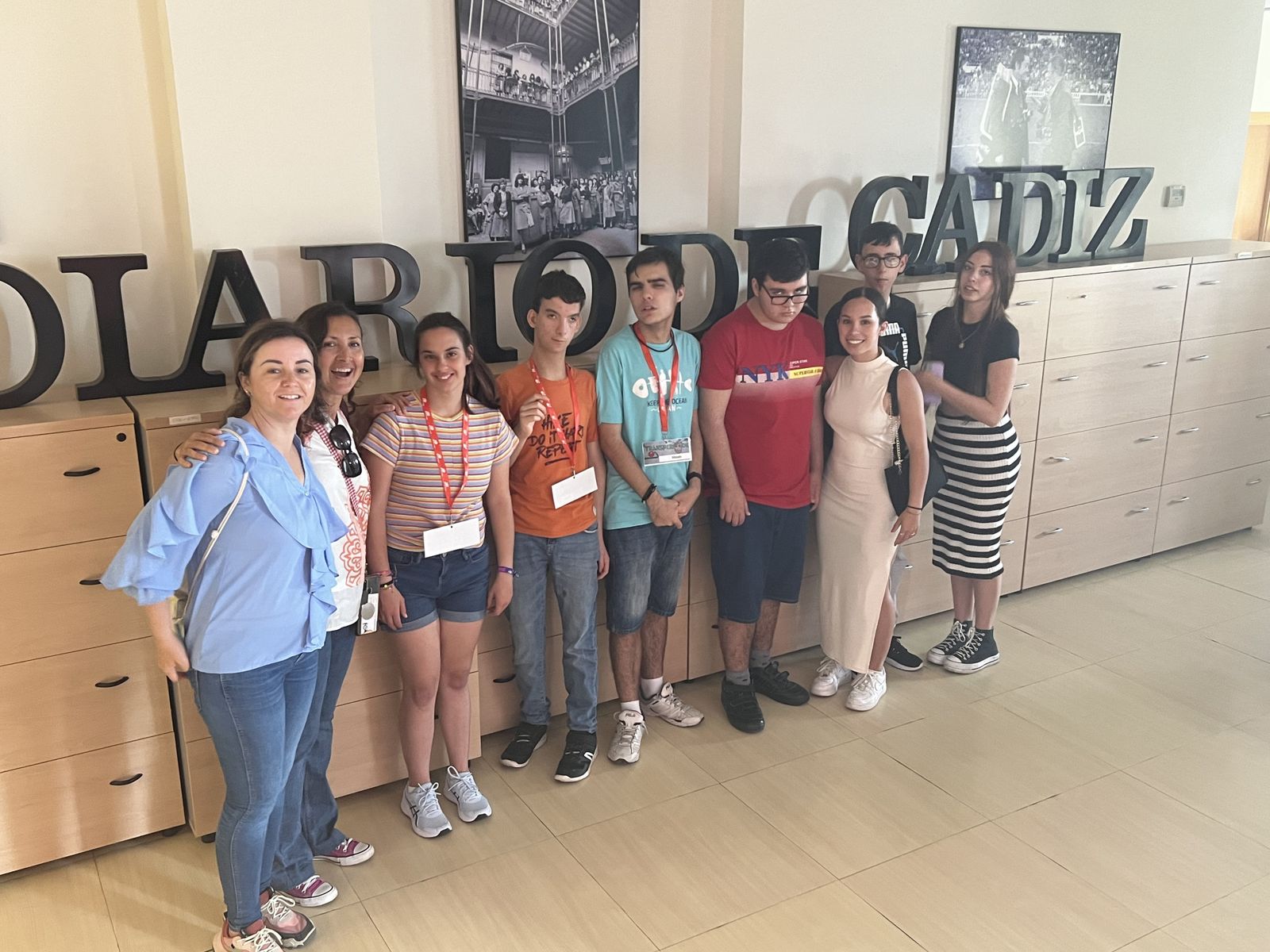 El colegio Upace de San Fernando visita Diario de Cádiz