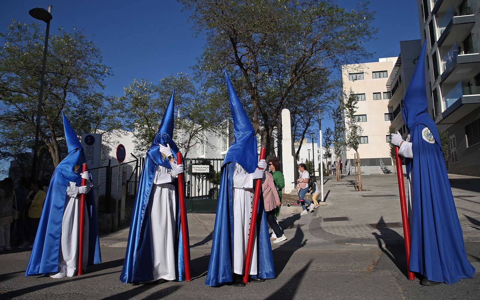 Fotos del Domingo de Ramos en Algeciras: Borriquita y Oración en el Huerto