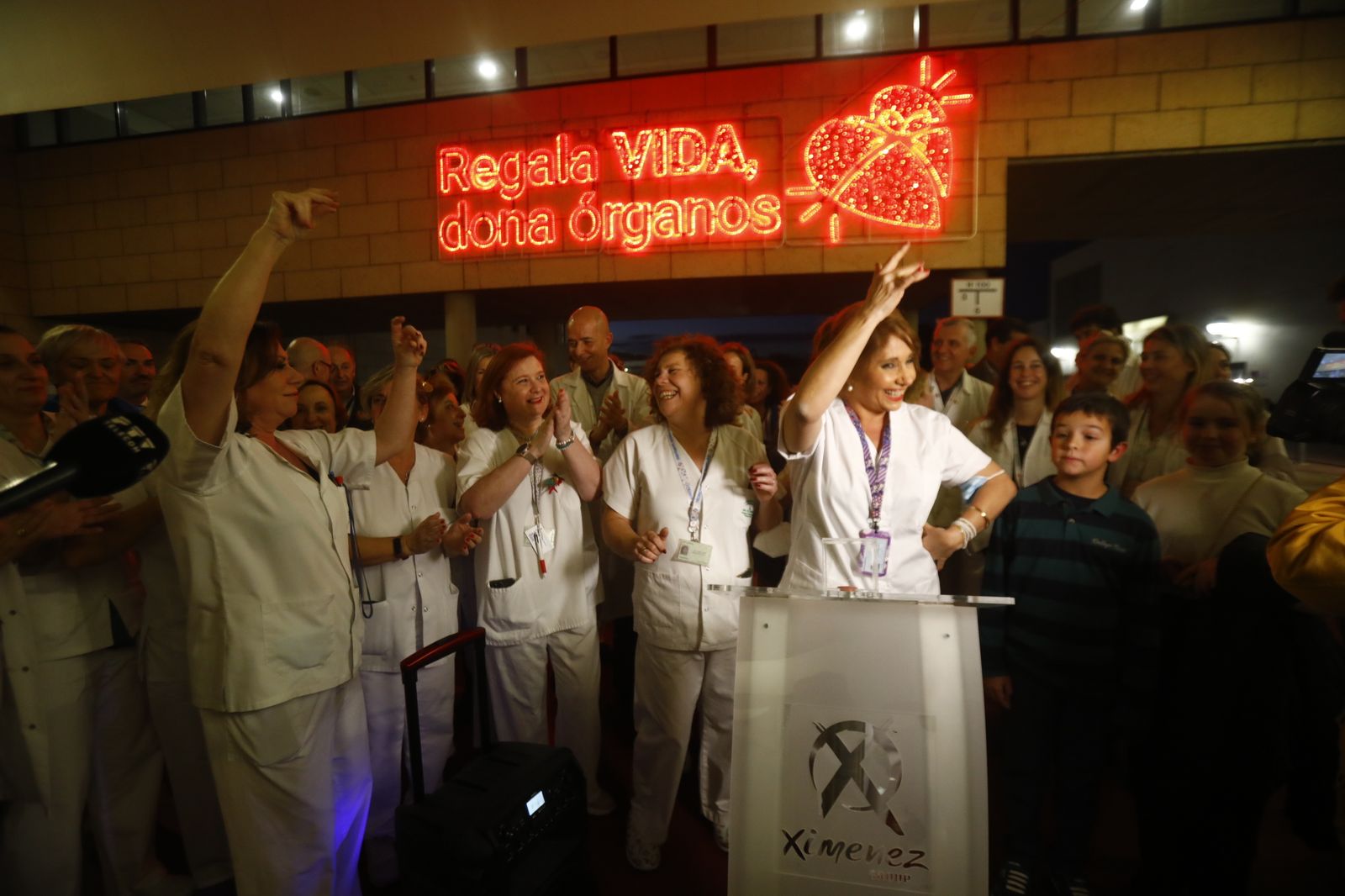 Encendido navideño del Reina Sofía.
