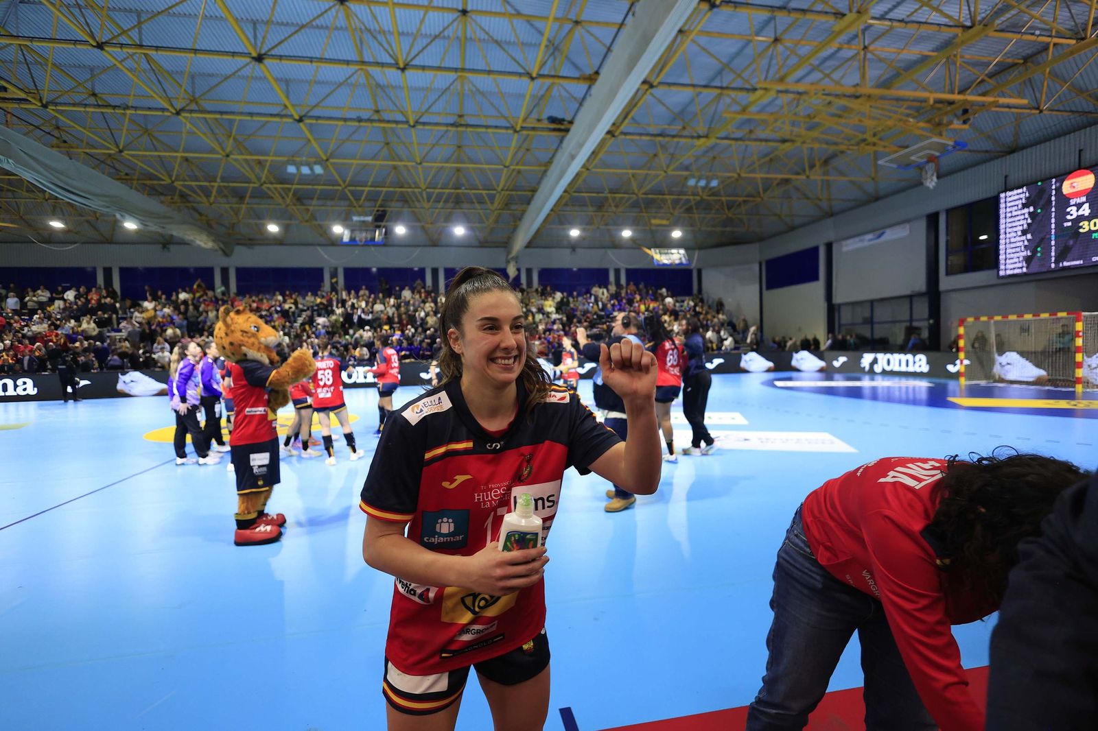 Las fotos del España-Austria del preeuropeo femenino de balonmano, en Algeciras