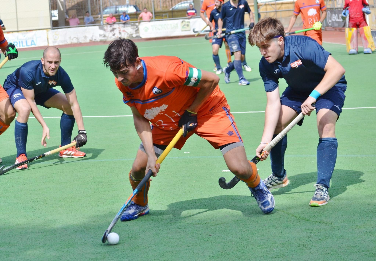 Lance del partido del Hockey Benalmádena.