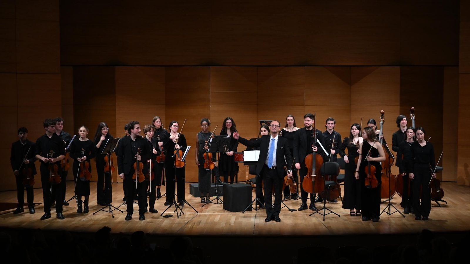 La Joven Orquesta Barroca de Sevilla con Valentín Sánchez Venzalá al frente en febrero pasado