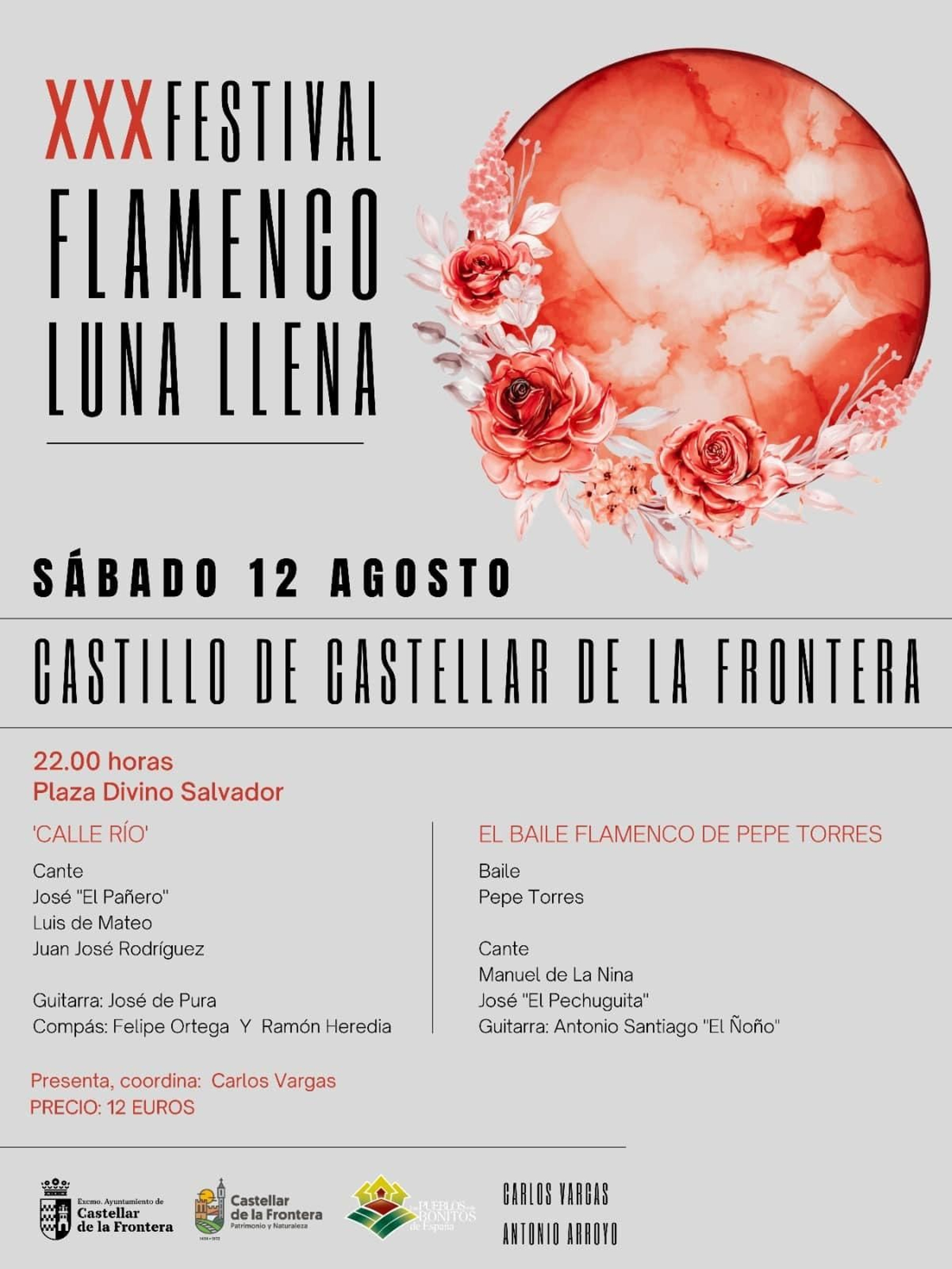 Programación del XXX Festival Flamenco Luna Llena. Programación del XXX Festival Flamenco Luna Llena.