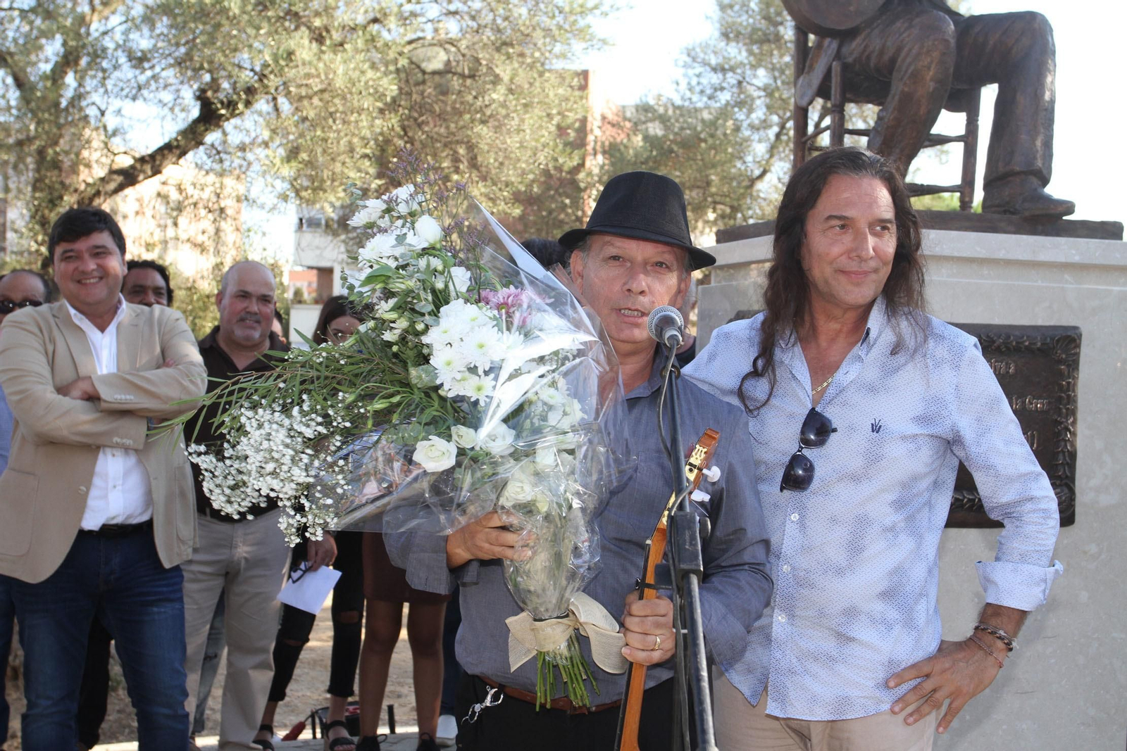 Inaguración del monumento al Niño Miguel.