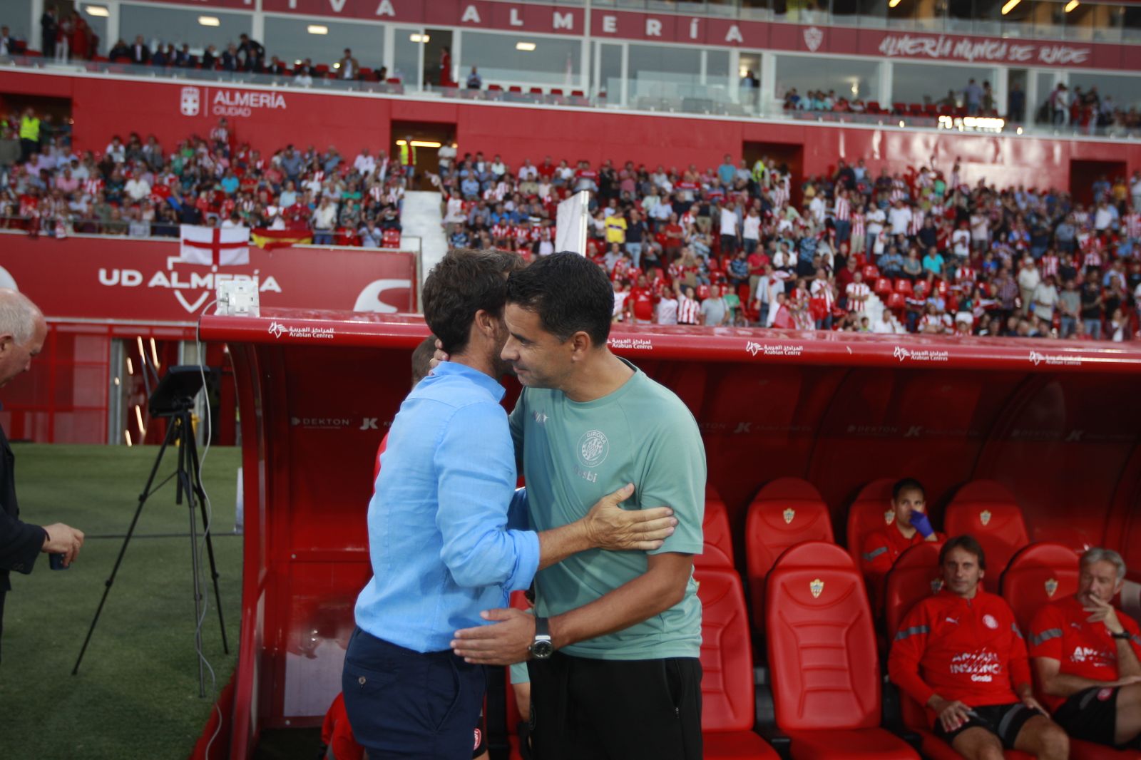 Imágenes del partido de fútbol U.D. Almería-Girona F.C.