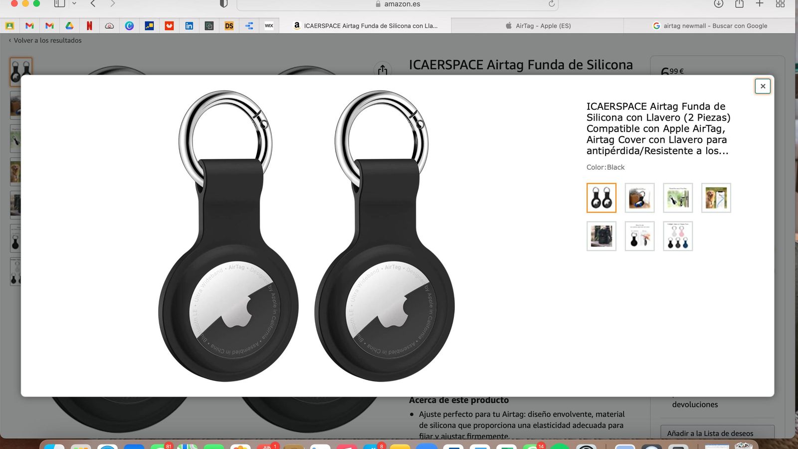 Funda de Silicona con Llavero