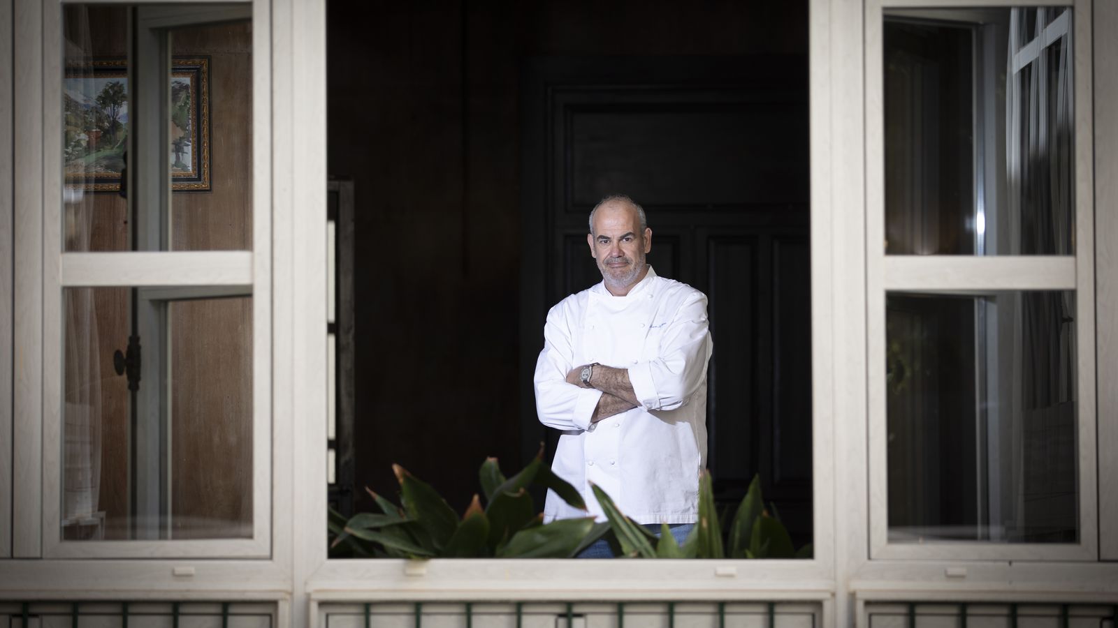 Entrevista con Álvaro Arriaga en Jardín Cervezas Alhambra en Granada.