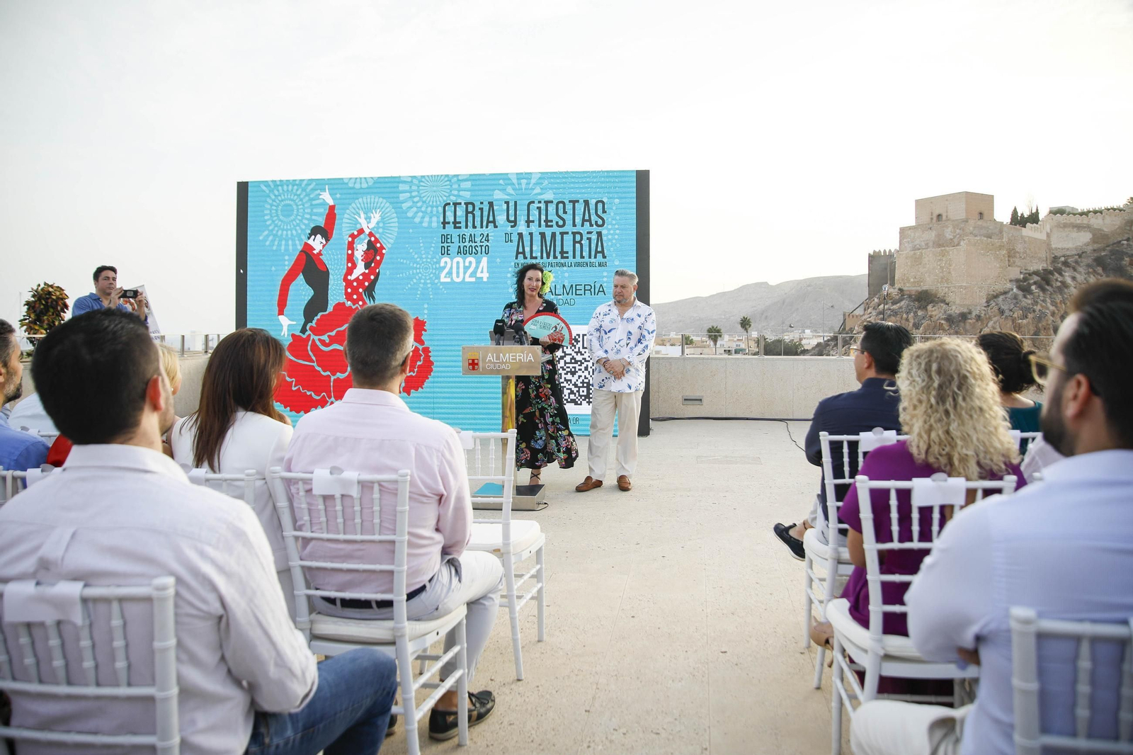 Presentación de la Feria de Almería 2024 en honor de la Virgen del Mar, en imágenes