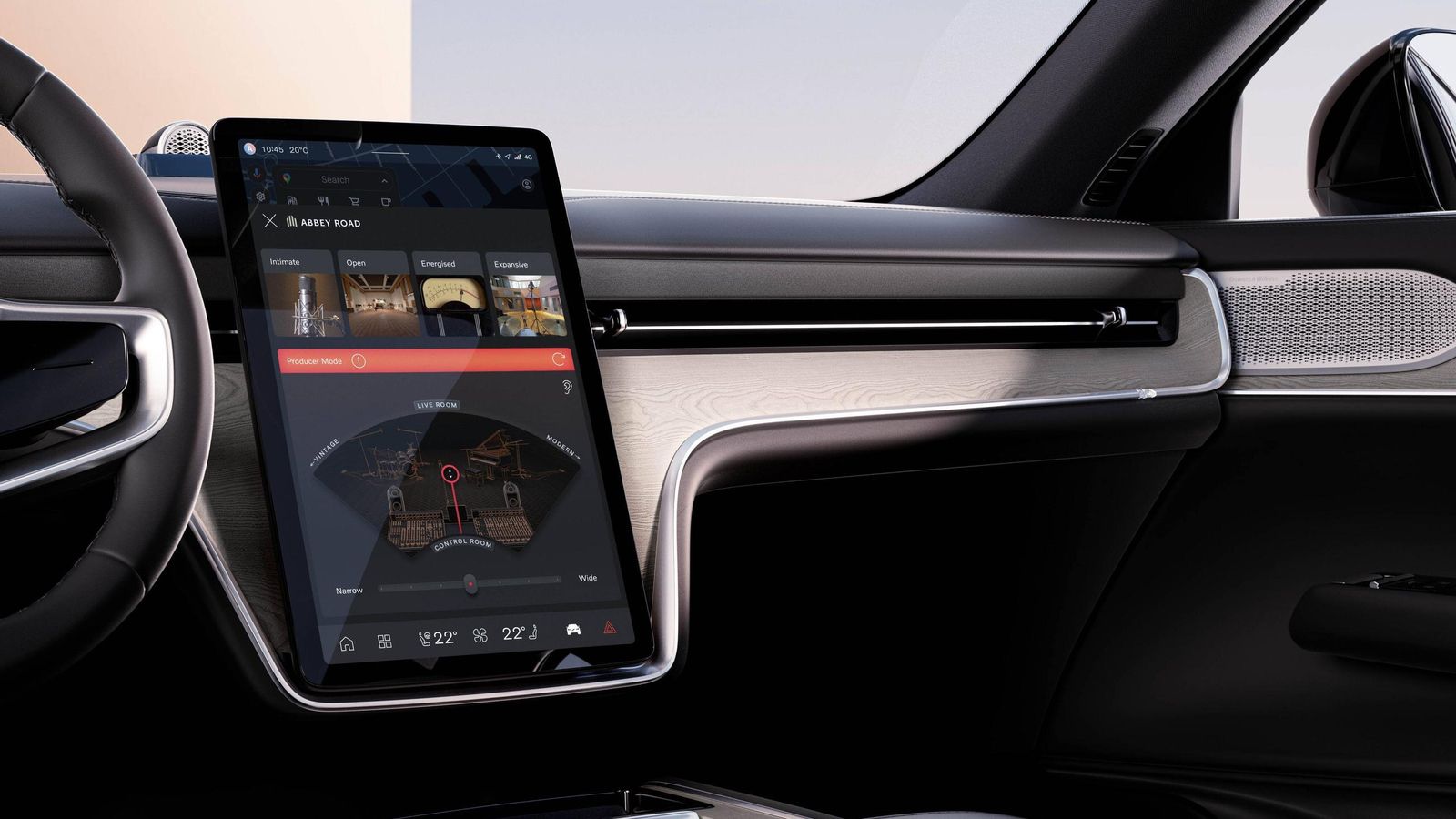 El Abbey Road Studios Mode permite a los usuarios de estos SUV eléctricos elegir distintos ajustes preconfigurados u optar por sus propias producciones. El Abbey Road Studios Mode permite a los usuarios de estos SUV eléctricos elegir distintos ajustes preconfigurados u optar por sus propias producciones.